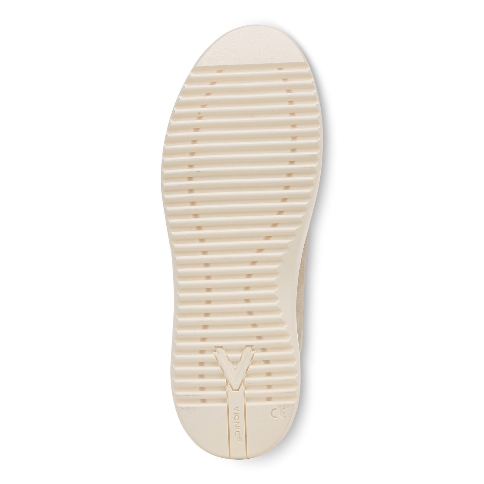 Vionic Kearny Women's Lace Up Platform Comfort Sneaker - Soft Gold - Bottom
