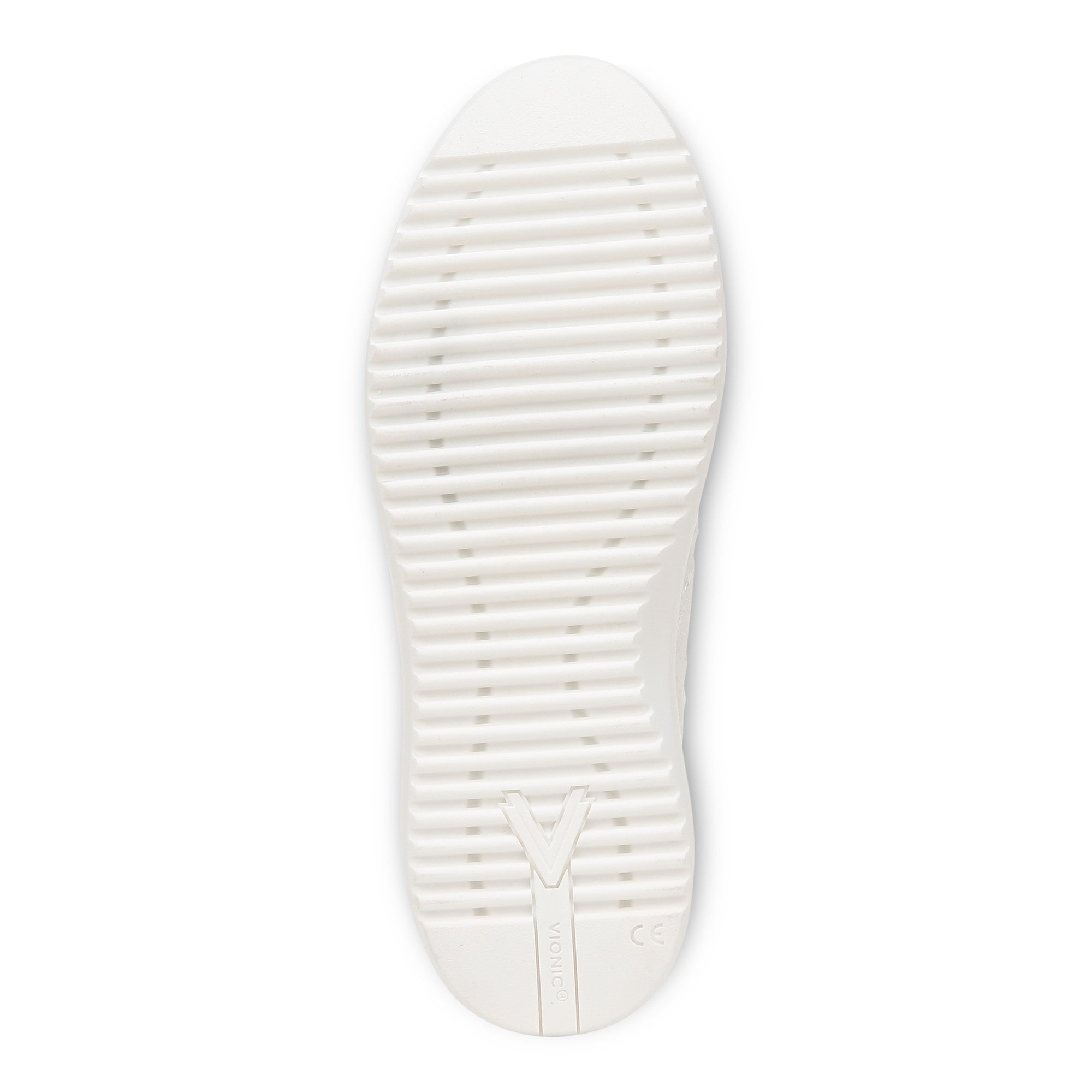 Vionic Kearny Women's Lace Up Platform Comfort Sneaker - White Lace - Bottom