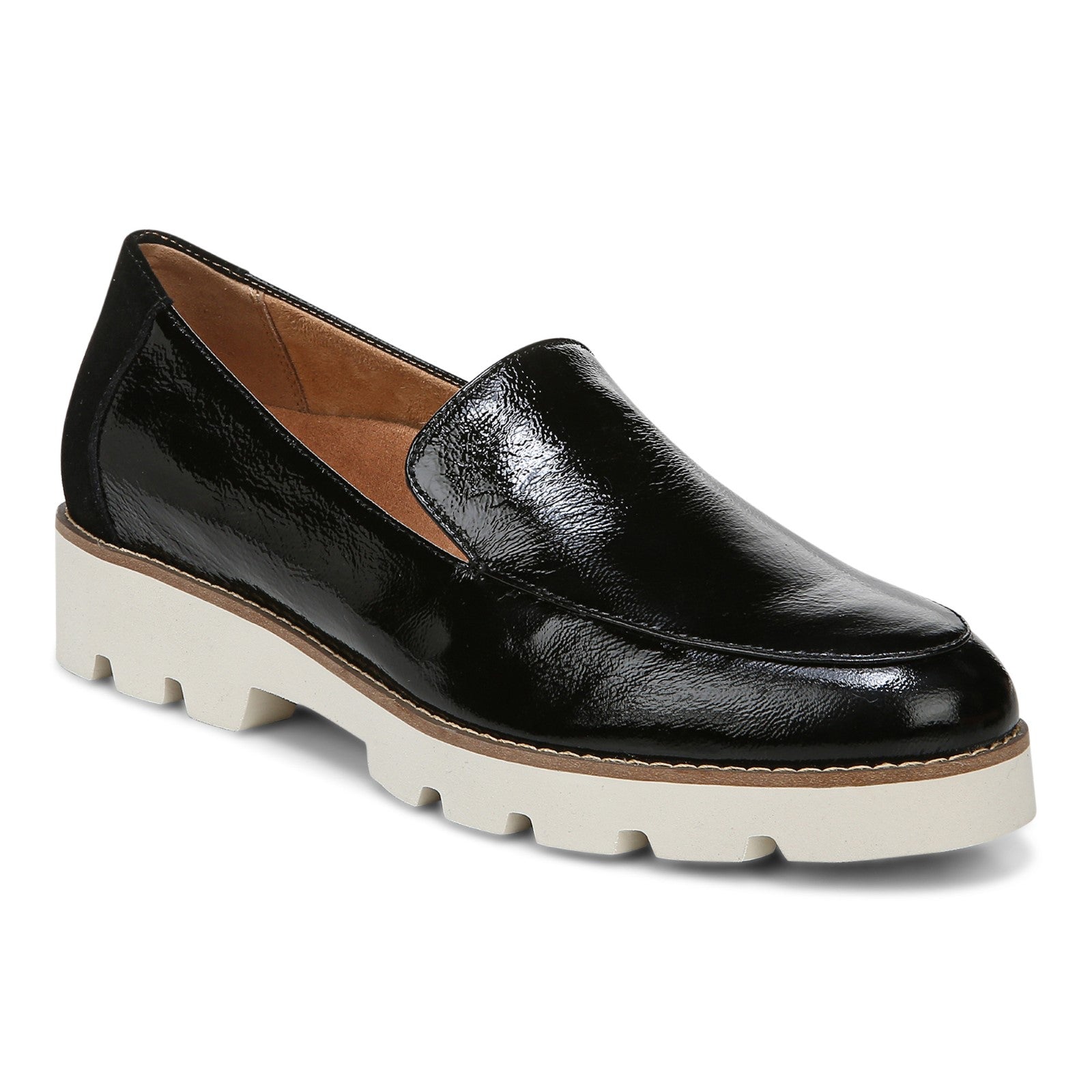Vionic Kensley Women's Slip On Loafer in Black/cream