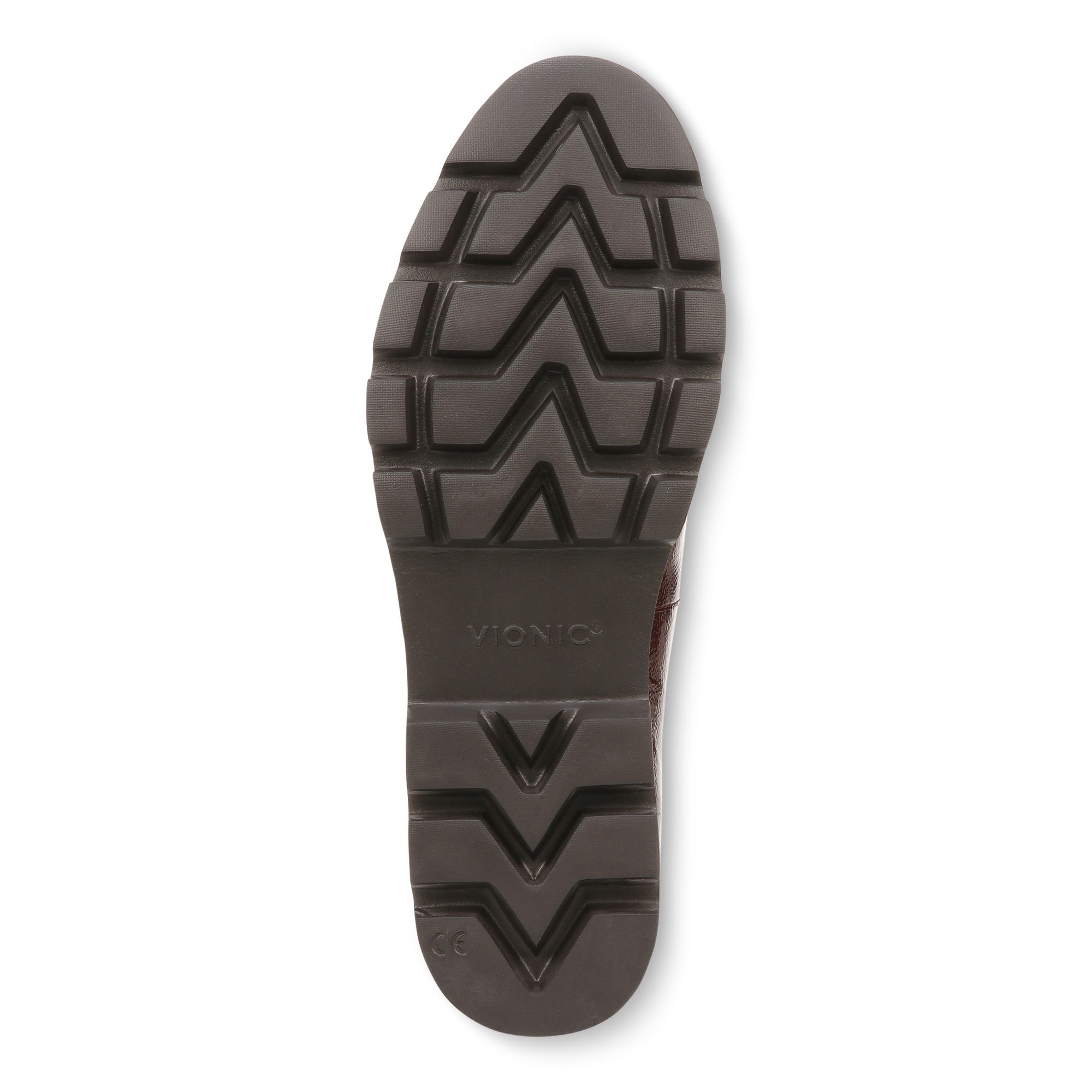 Vionic Kensley Women's Slip On Loafer - Syrah Crnk Ptnt - Bottom