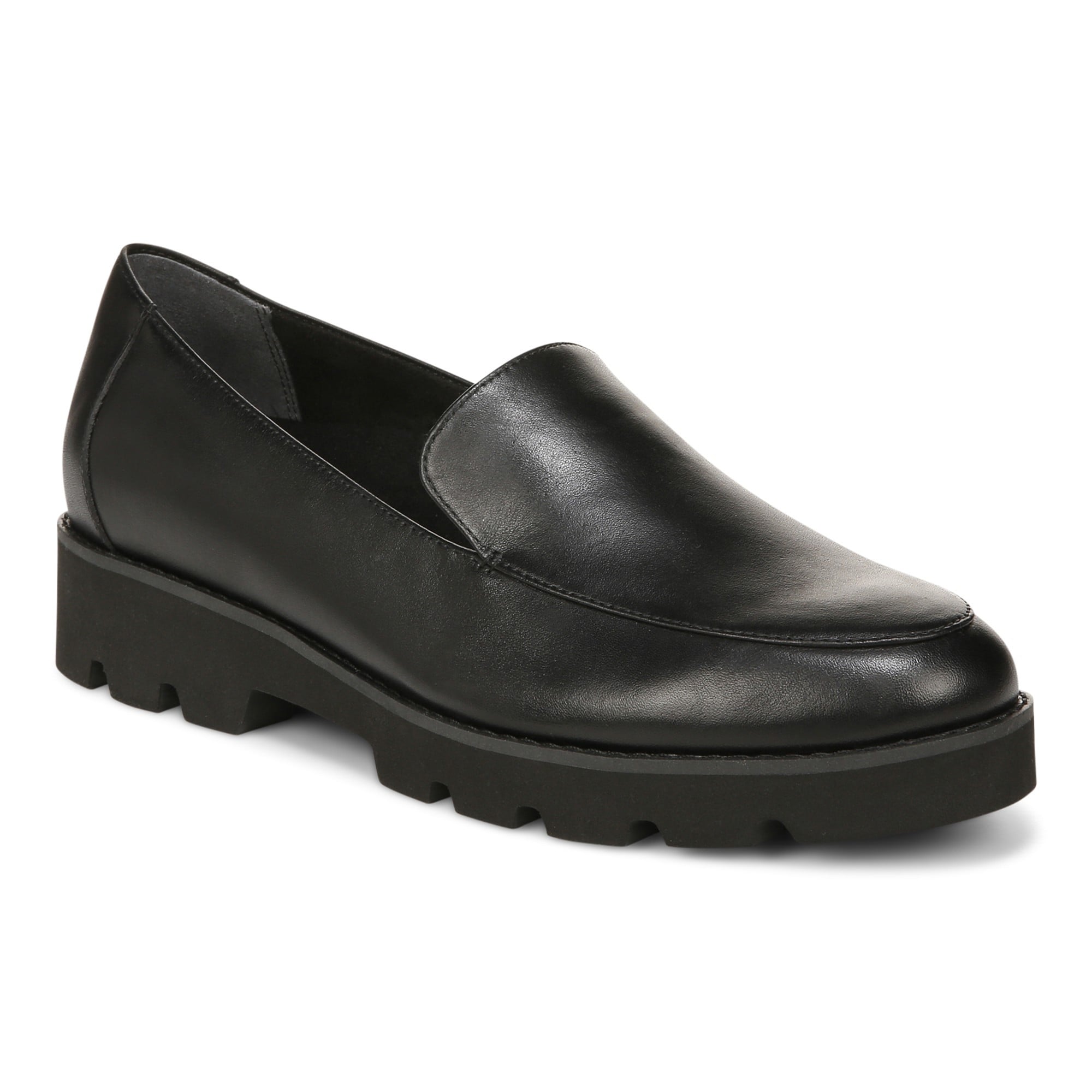 Vionic Kensley Women's Slip On Loafer in Black Nappa