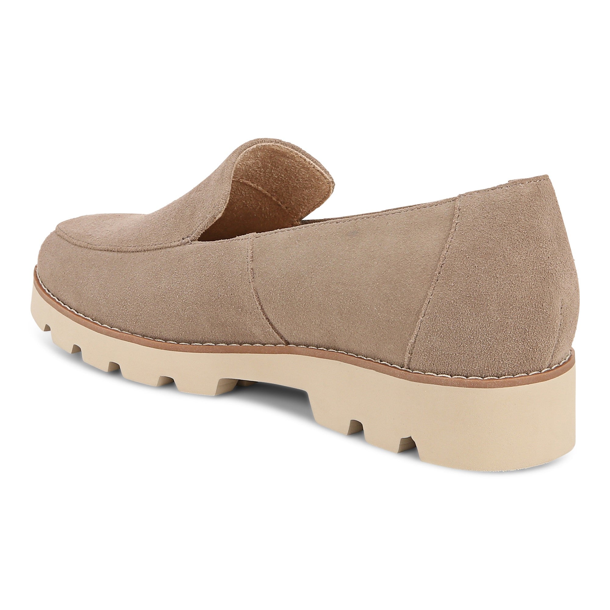 Vionic Kensley Women's Slip On Loafer - Taupe - Back angle