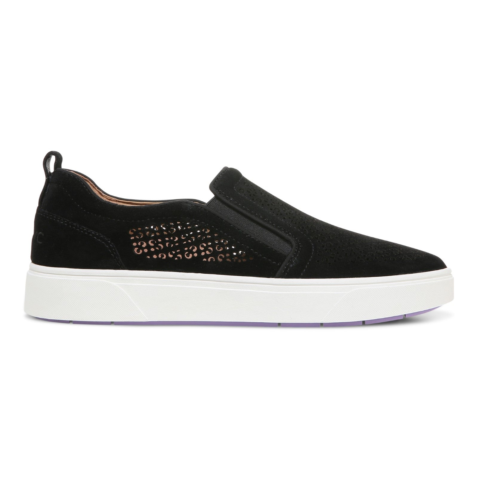 Vionic Kimmie Perf Womens Slip On/Loafer/Moc Casual - Black - Right side