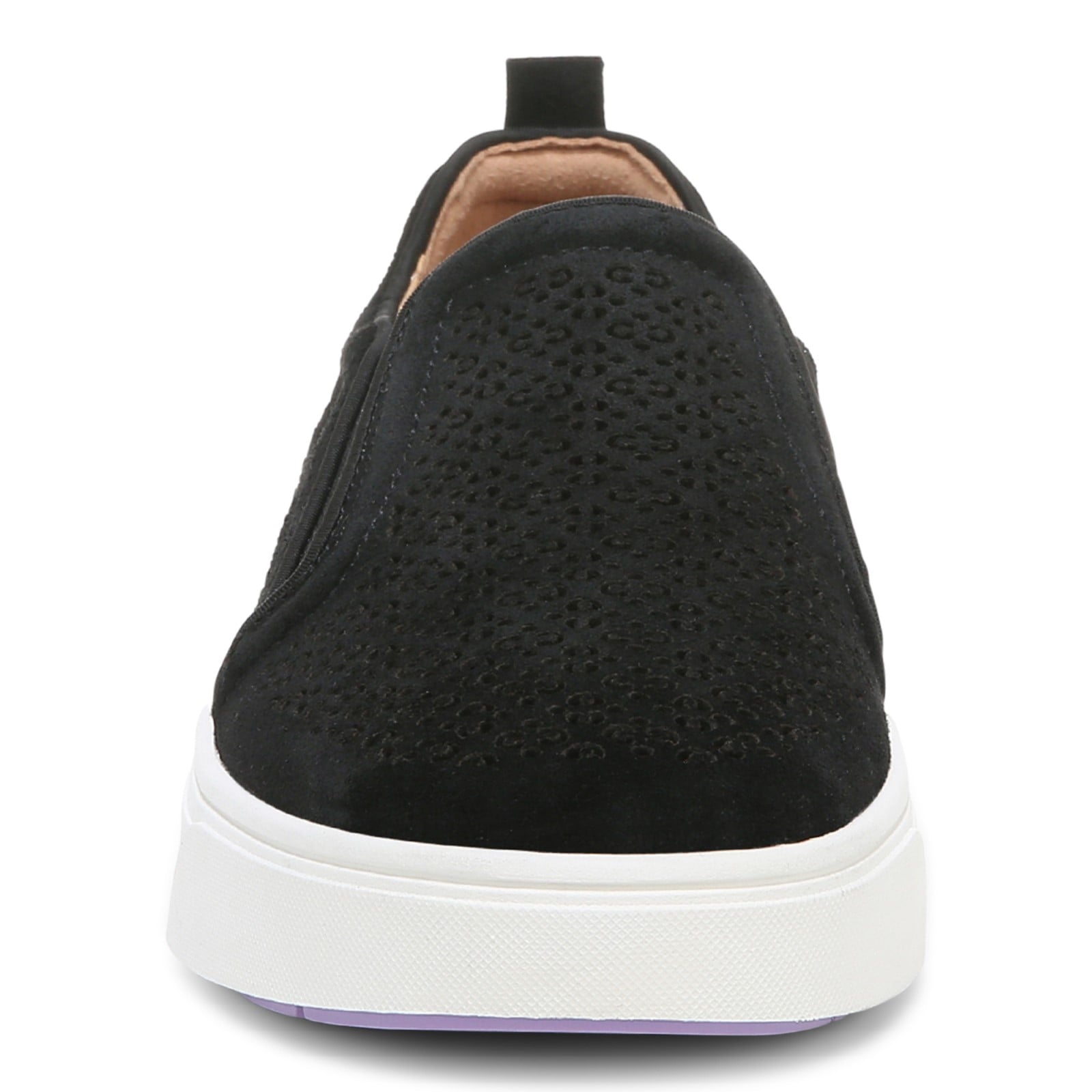 Vionic Kimmie Perf Womens Slip On/Loafer/Moc Casual - Black - Front