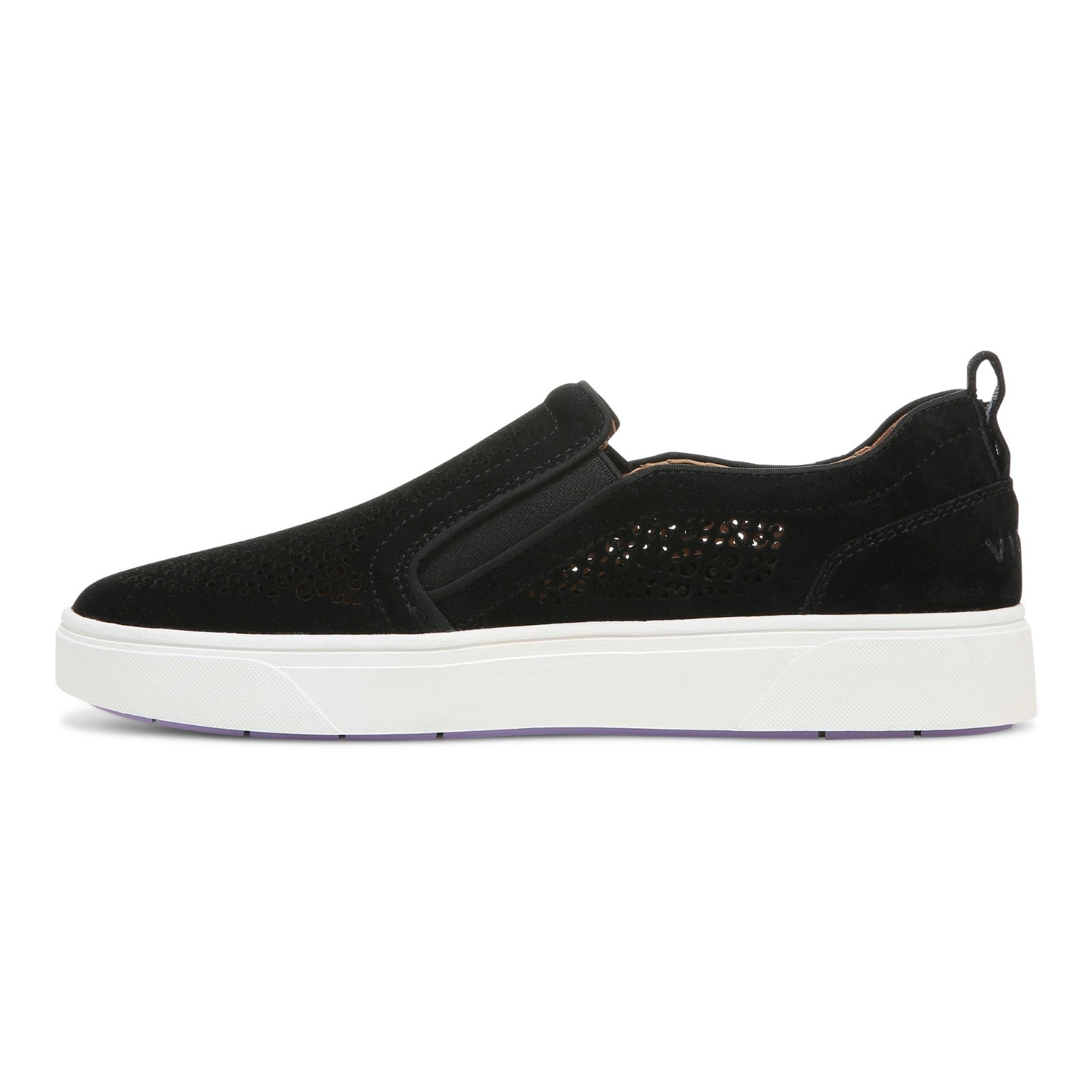 Vionic Kimmie Perf Womens Slip On/Loafer/Moc Casual - Black - Left Side