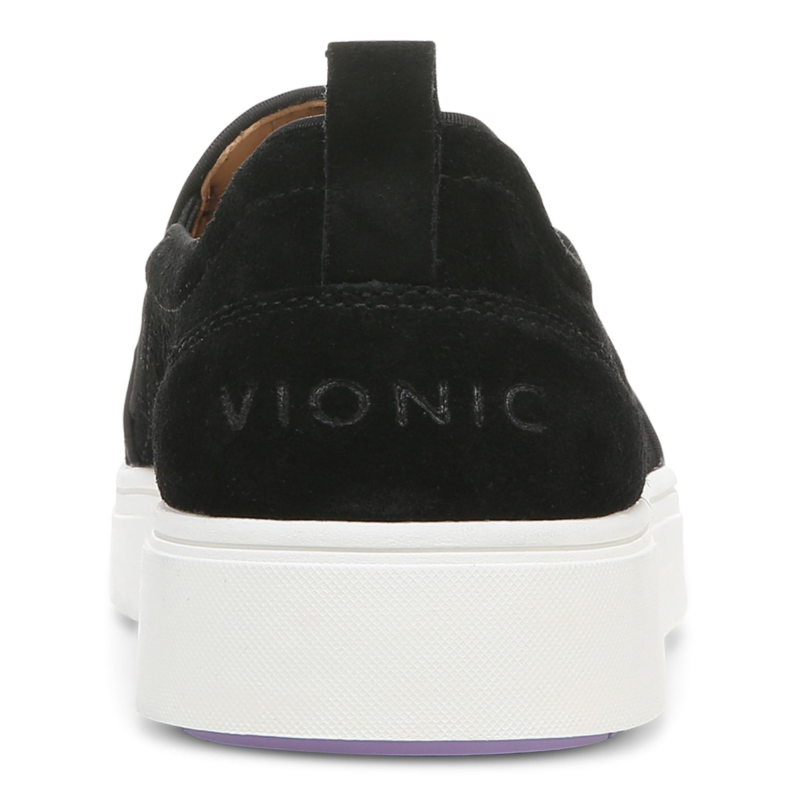 Vionic Kimmie Perf Womens Slip On/Loafer/Moc Casual - Black - Back