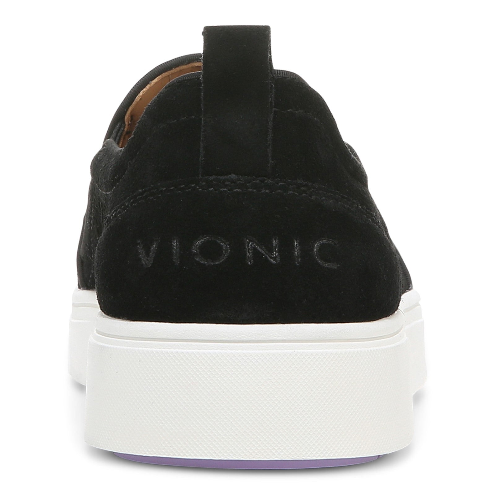 Vionic Kimmie Perf Womens Slip On/Loafer/Moc Casual - Black - Back