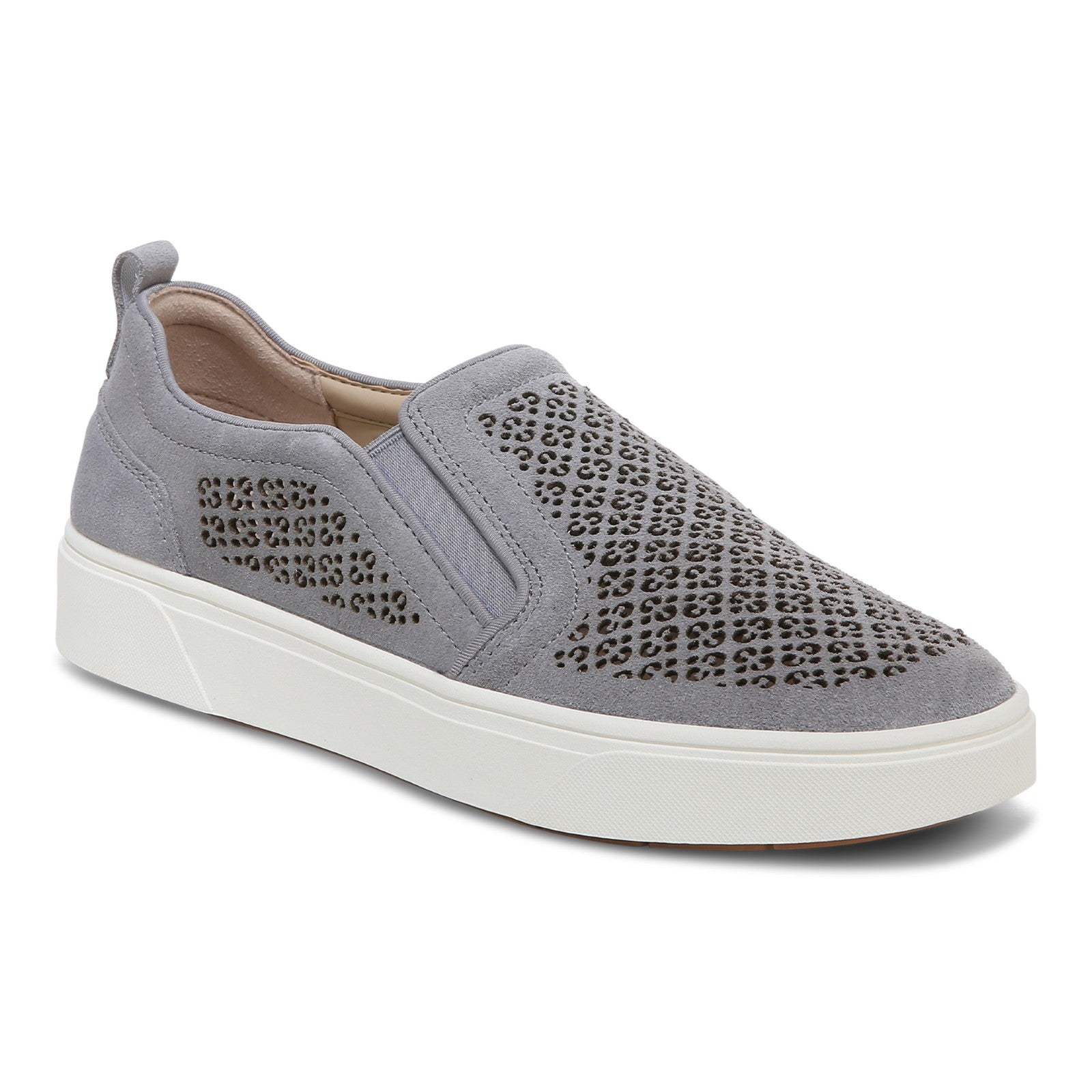 Vionic Kimmie Perf Womens Slip On/Loafer/Moc Casual - Slate - Angle main