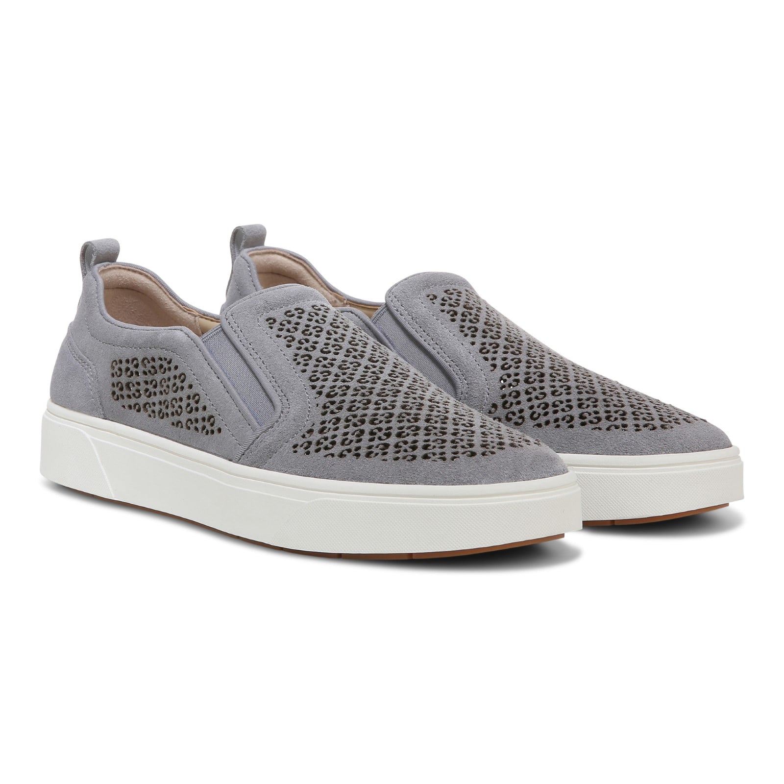 Vionic Kimmie Perf Womens Slip On/Loafer/Moc Casual - Slate - Pair