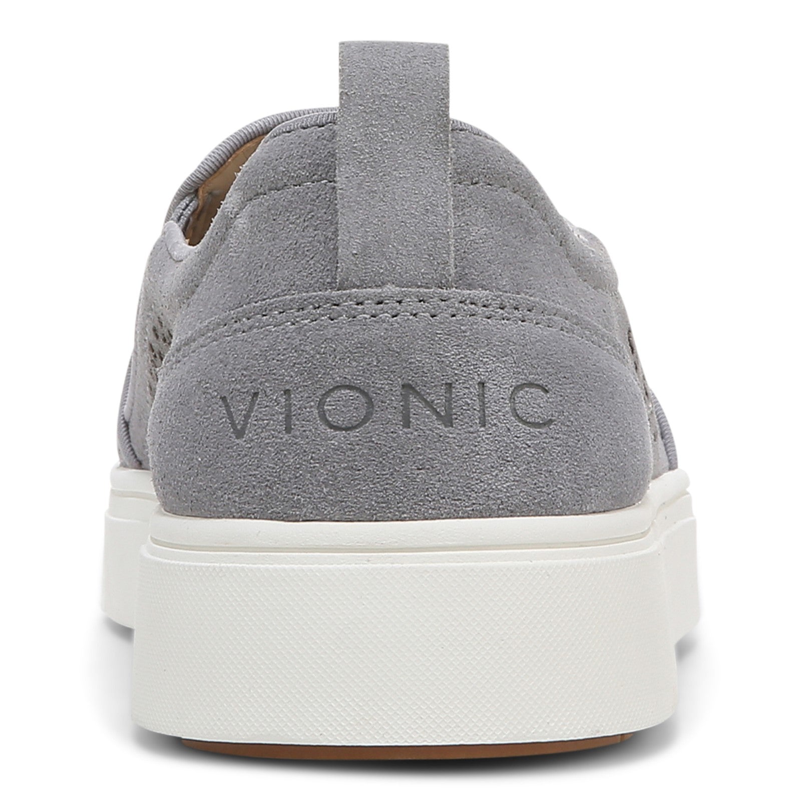 Vionic Kimmie Perf Womens Slip On/Loafer/Moc Casual - Slate - Back