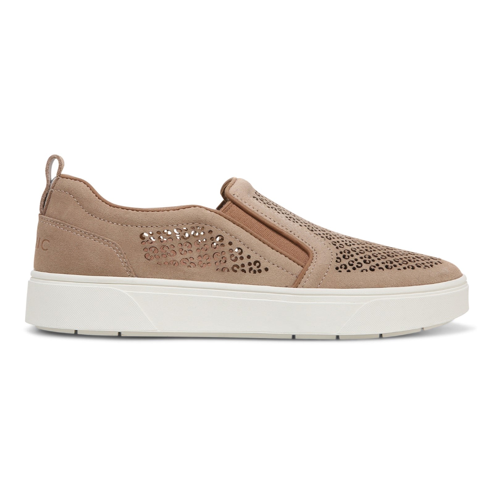Vionic Kimmie Perf Womens Slip On/Loafer/Moc Casual - Wheat Suede/Rose Suede - Right side