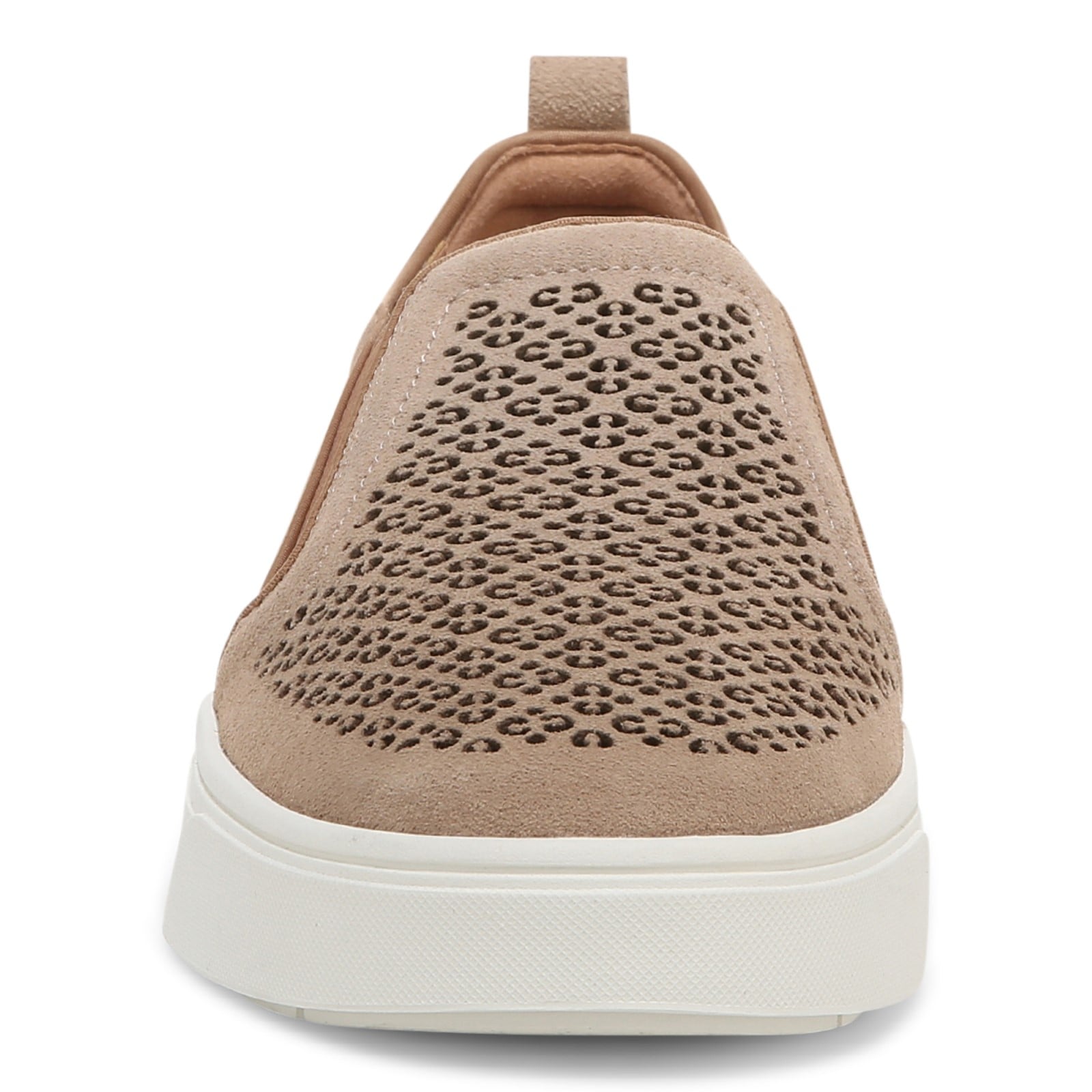 Vionic Kimmie Perf Womens Slip On/Loafer/Moc Casual - Wheat Suede/Rose Suede - Front