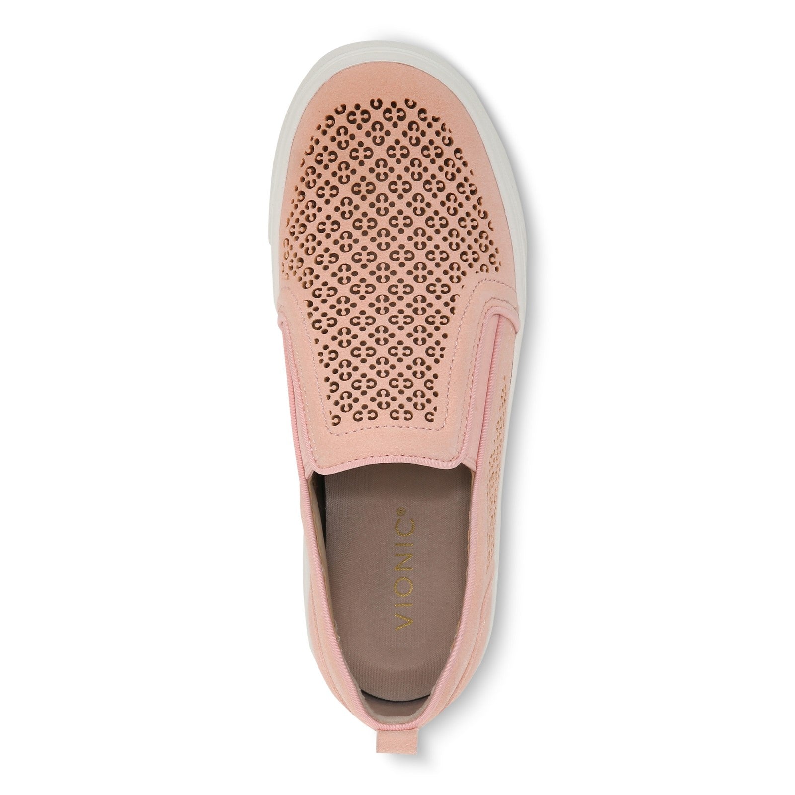 Vionic Kimmie Perf Womens Slip On/Loafer/Moc Casual - Roze - Top