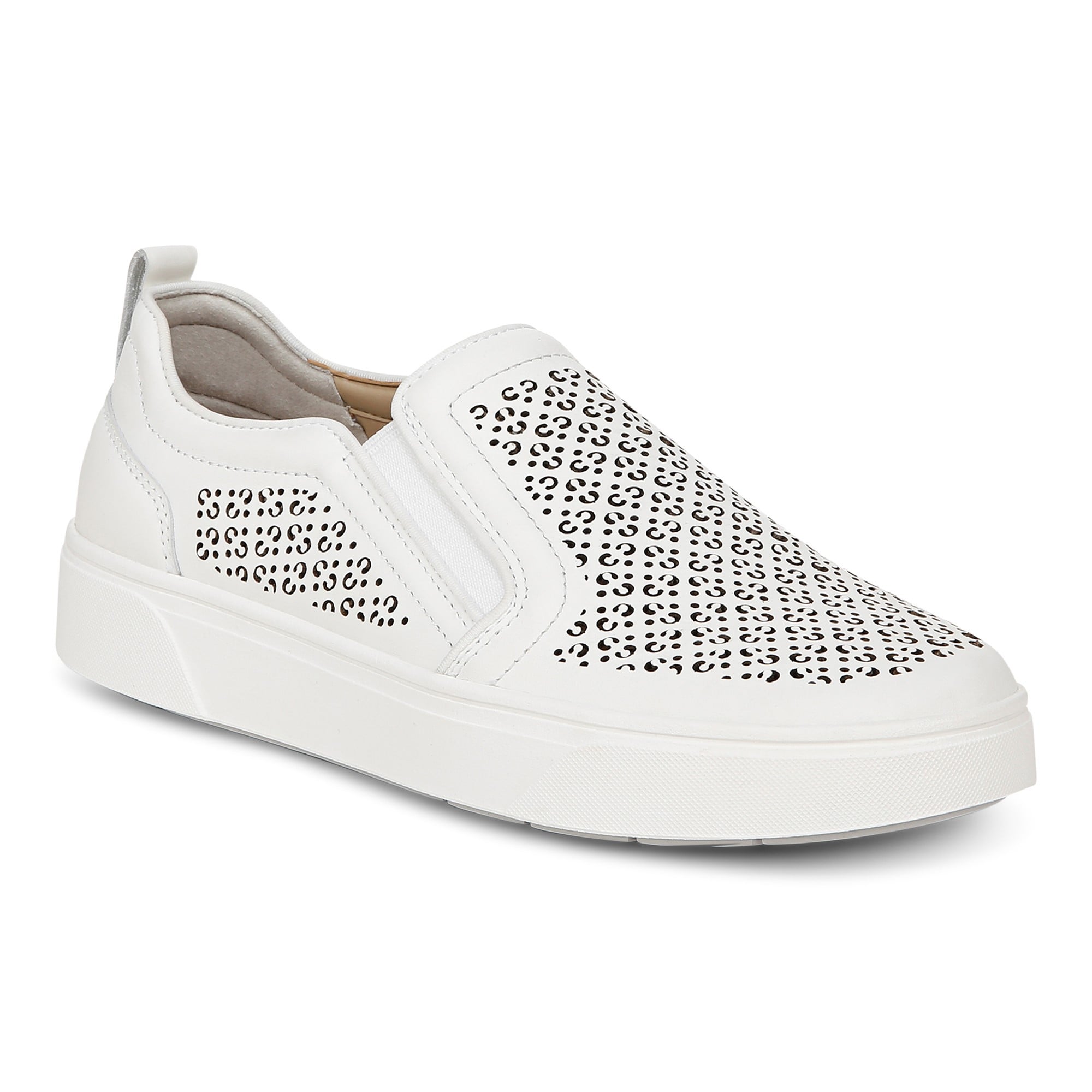 Vionic Kimmie Perf Women's Slip On Supportive Sneaker in White
