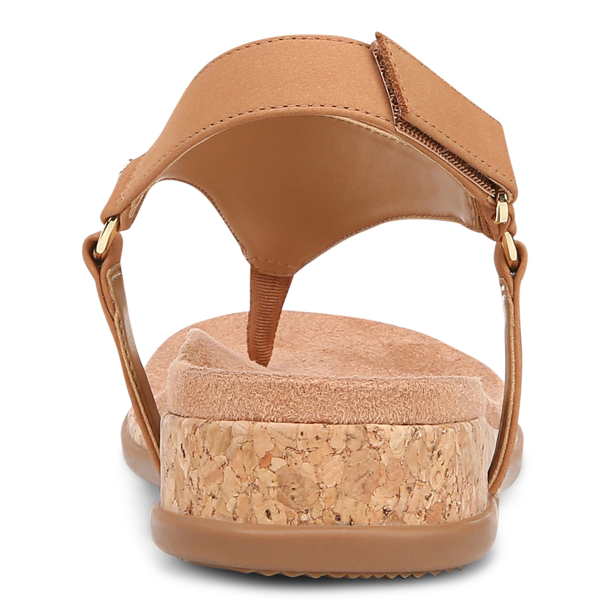 Vionic Kirra II Women's Toe Post Sling Back Arch Supportive Sandal - Camel - Back