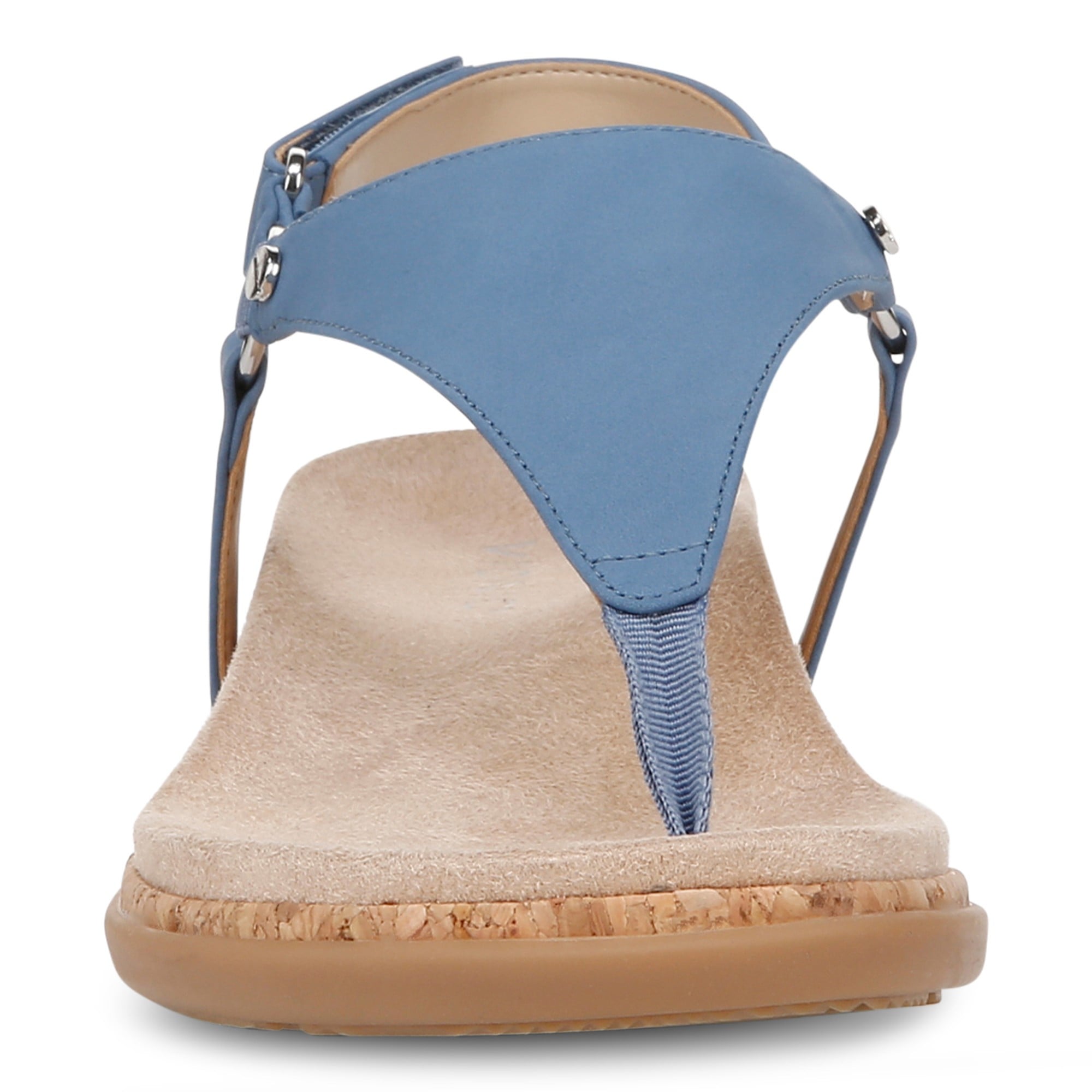 Vionic Kirra II Women's Toe Post Sling Back Arch Supportive Sandal - Captains Blue - Front