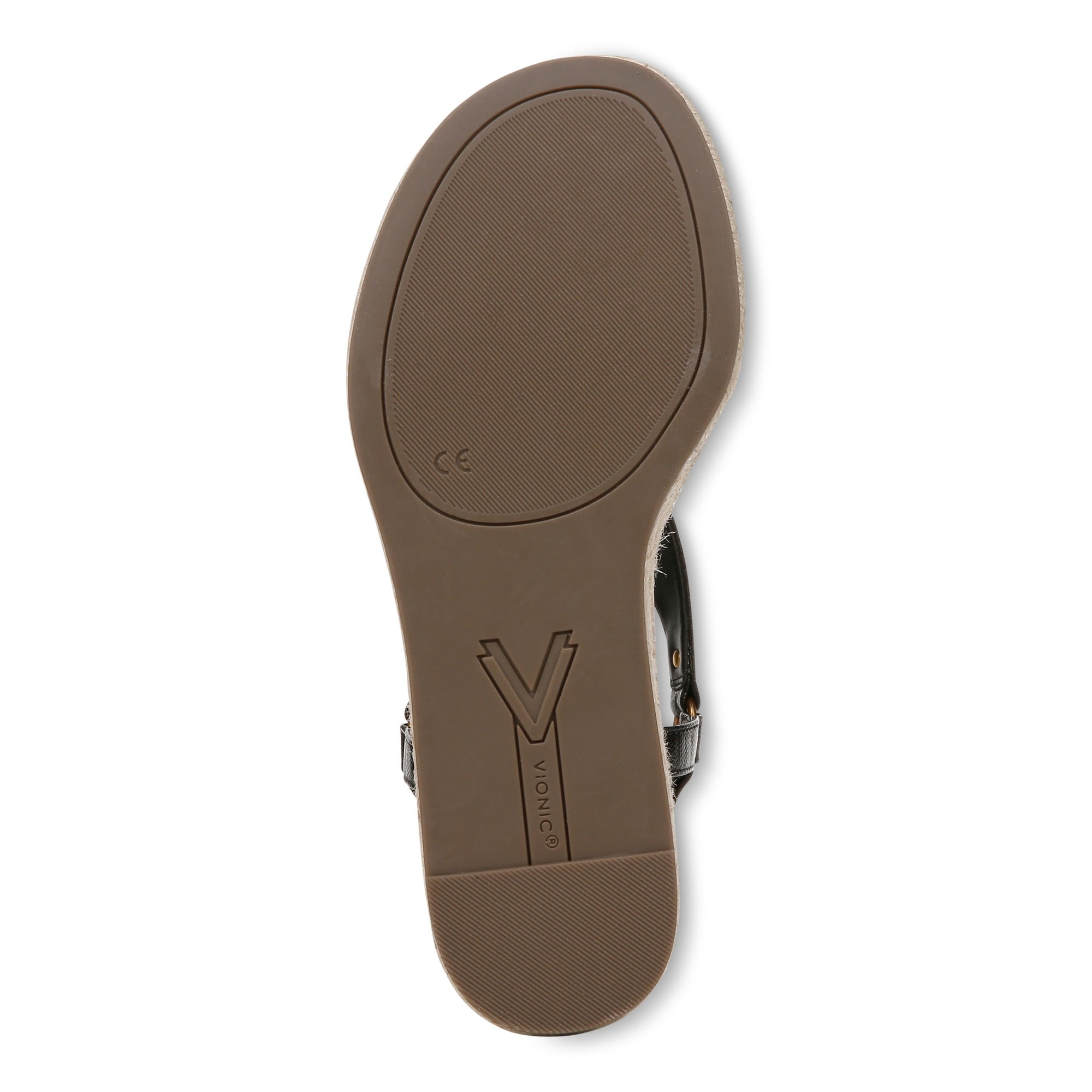 Vionic Kirra Wedge Women's Supportive Sandal - Black - Bottom