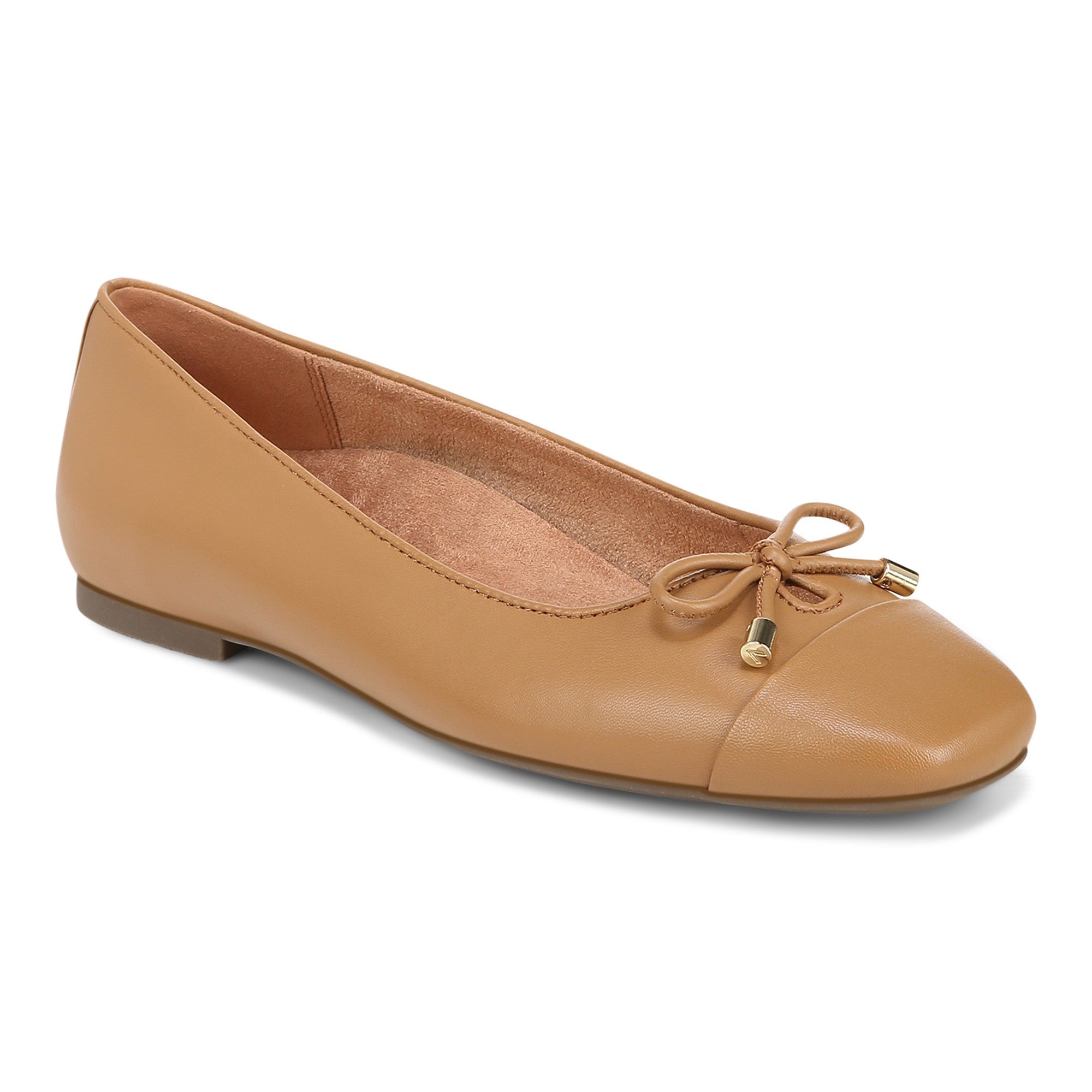 Vionic Klara Women's Ballet Comfort Flat in Camel