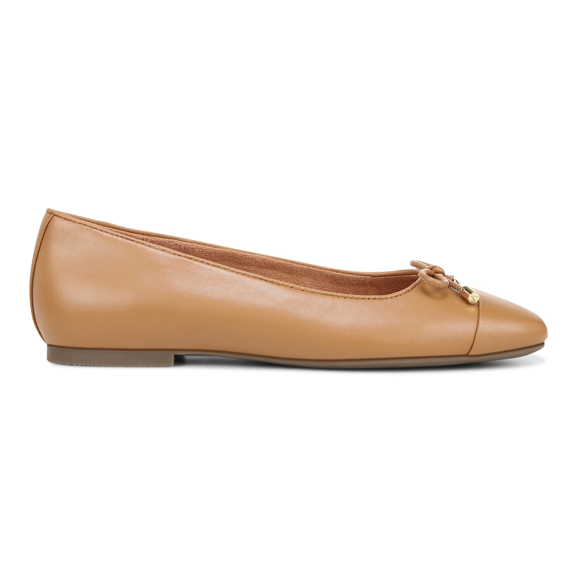 Vionic Klara Women's Ballet Comfort Flat - Camel - Right side