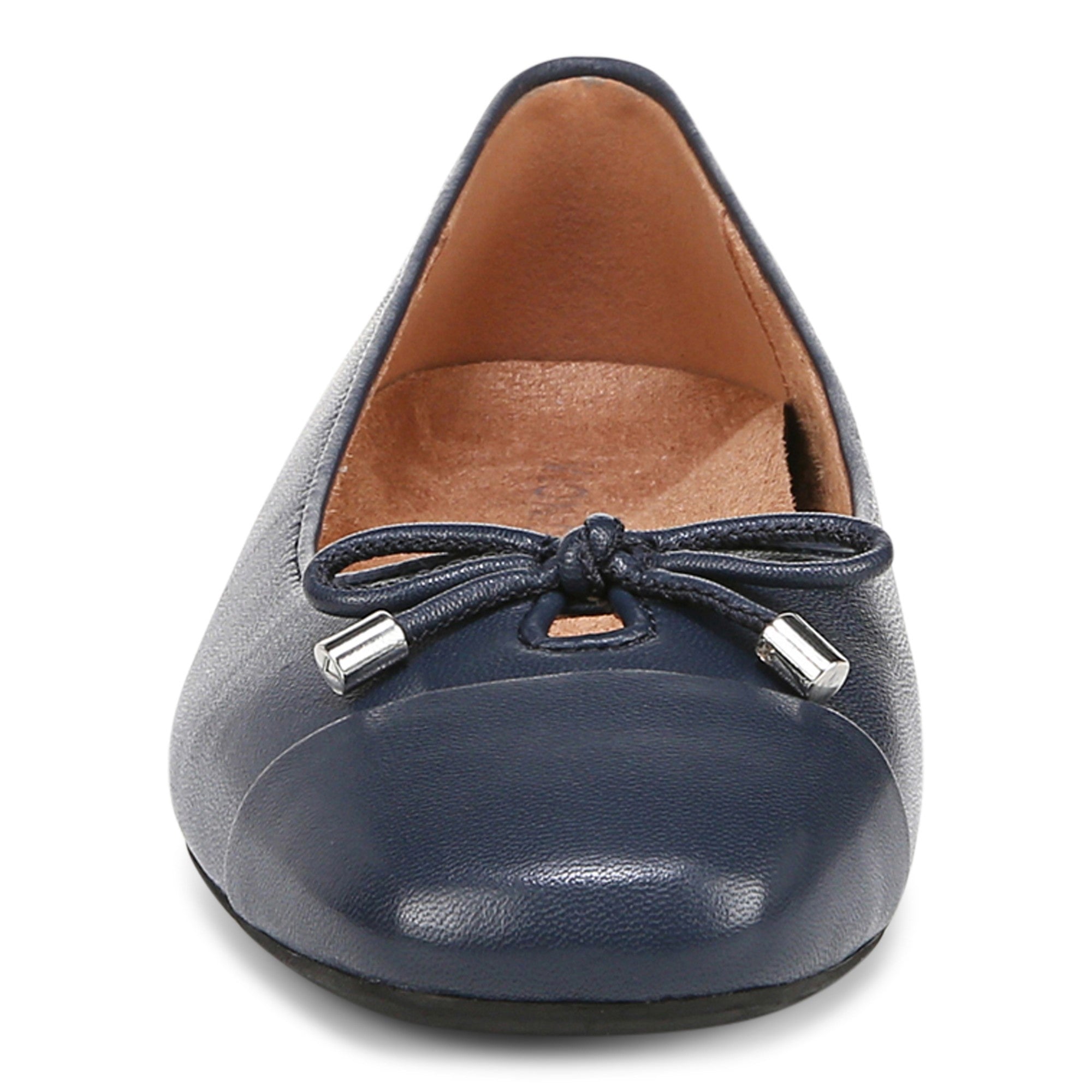 Vionic Klara Women's Ballet Comfort Flat - Navy - Front