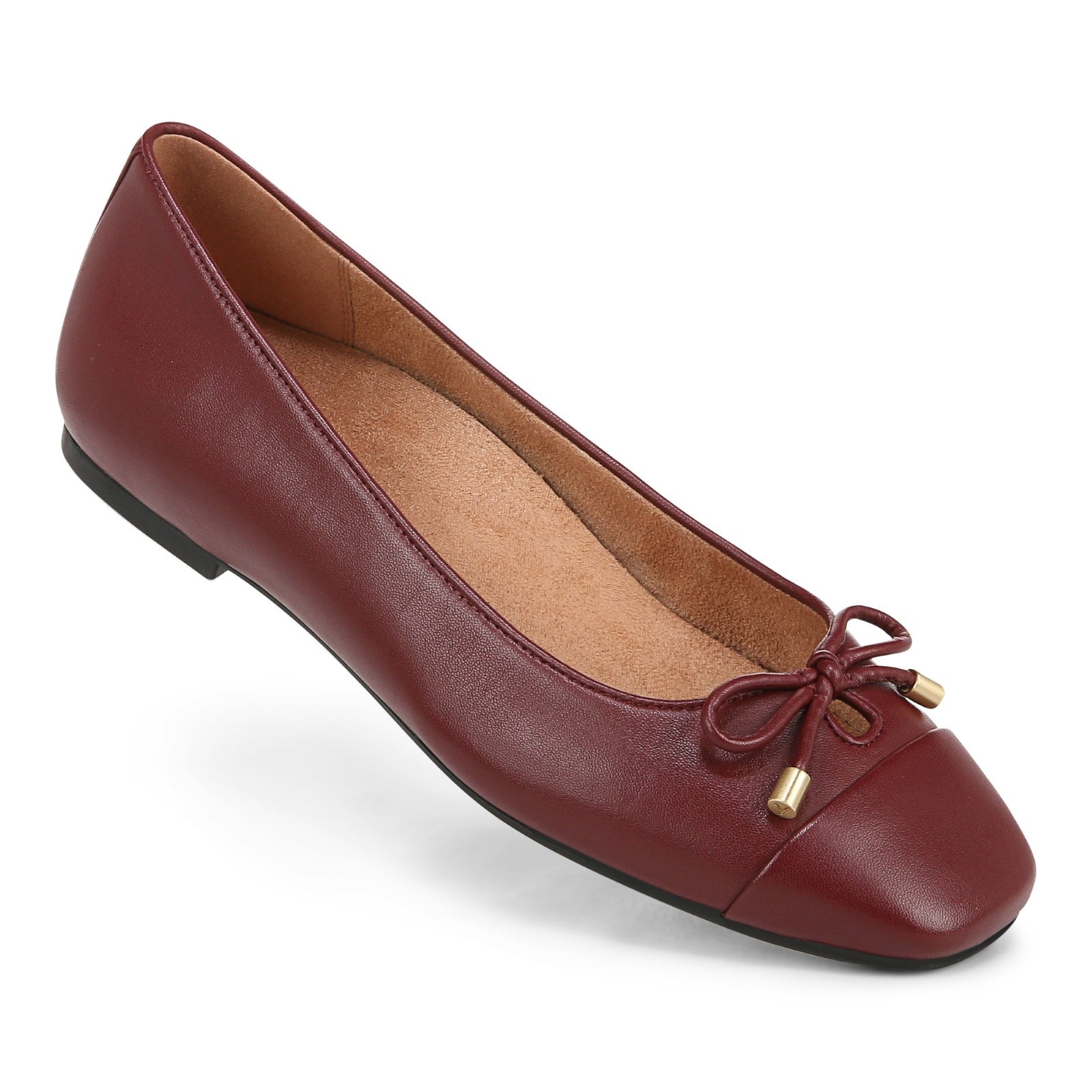 Vionic Klara Women's Ballet Comfort Flat - Syrah - KLARA-I8667L1601-SYRAH-13fl-med