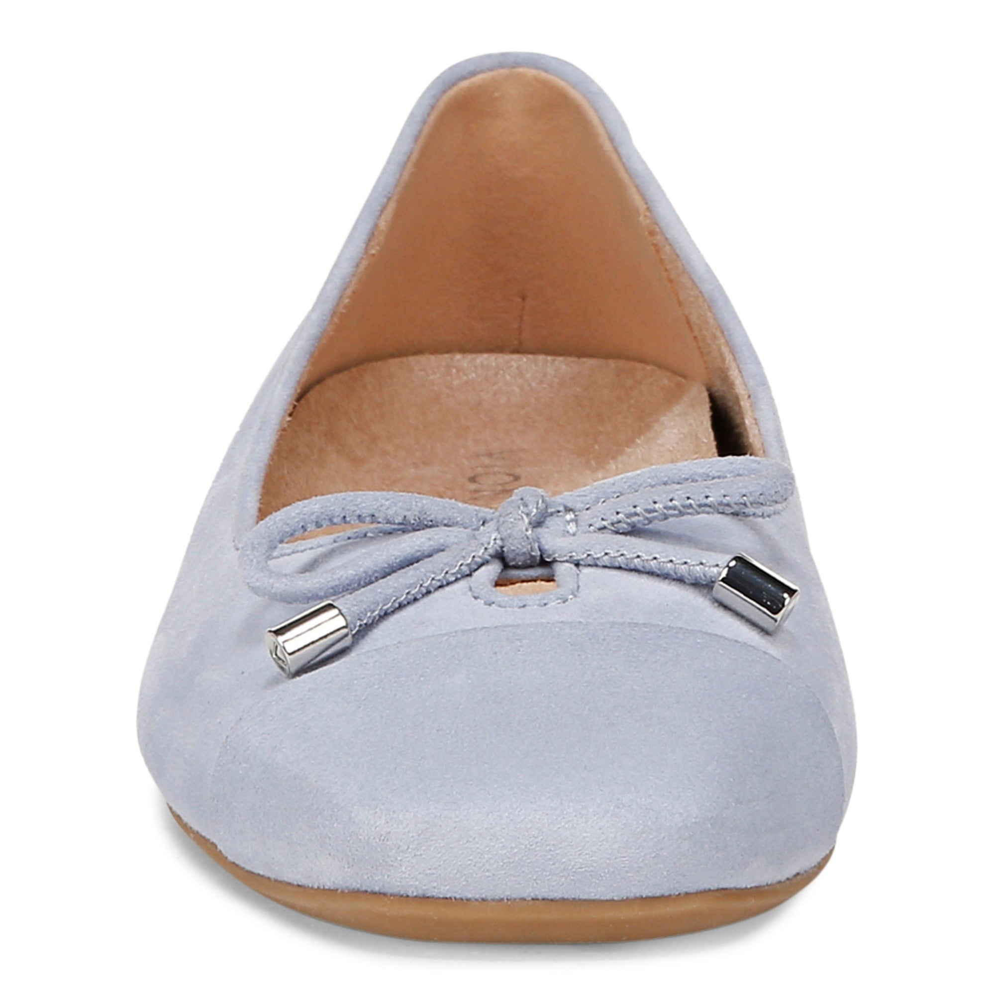 Vionic Klara Women's Ballet Comfort Flat - Skyway Blue - Front