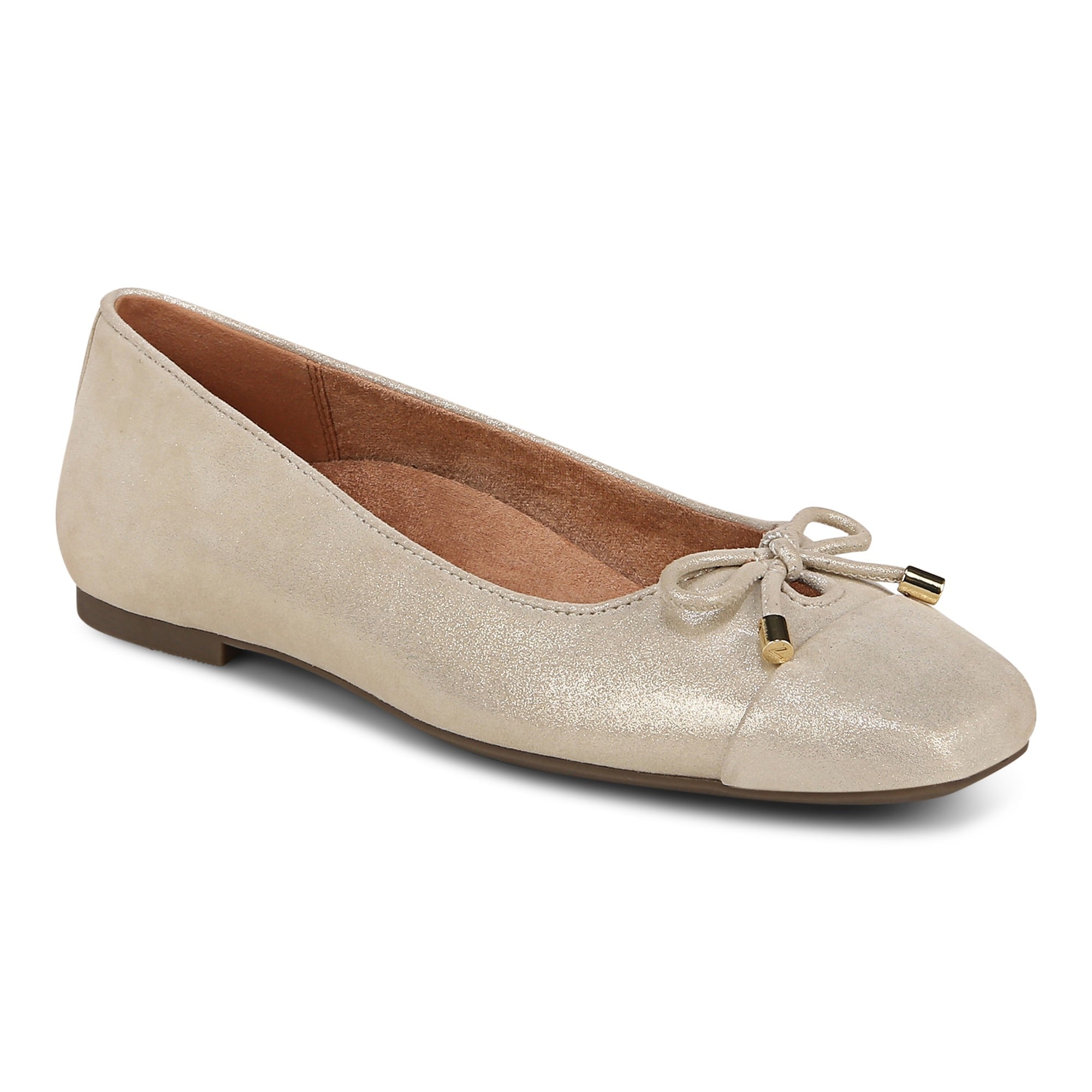 Vionic Klara Women's Ballet Comfort Flat in Gold