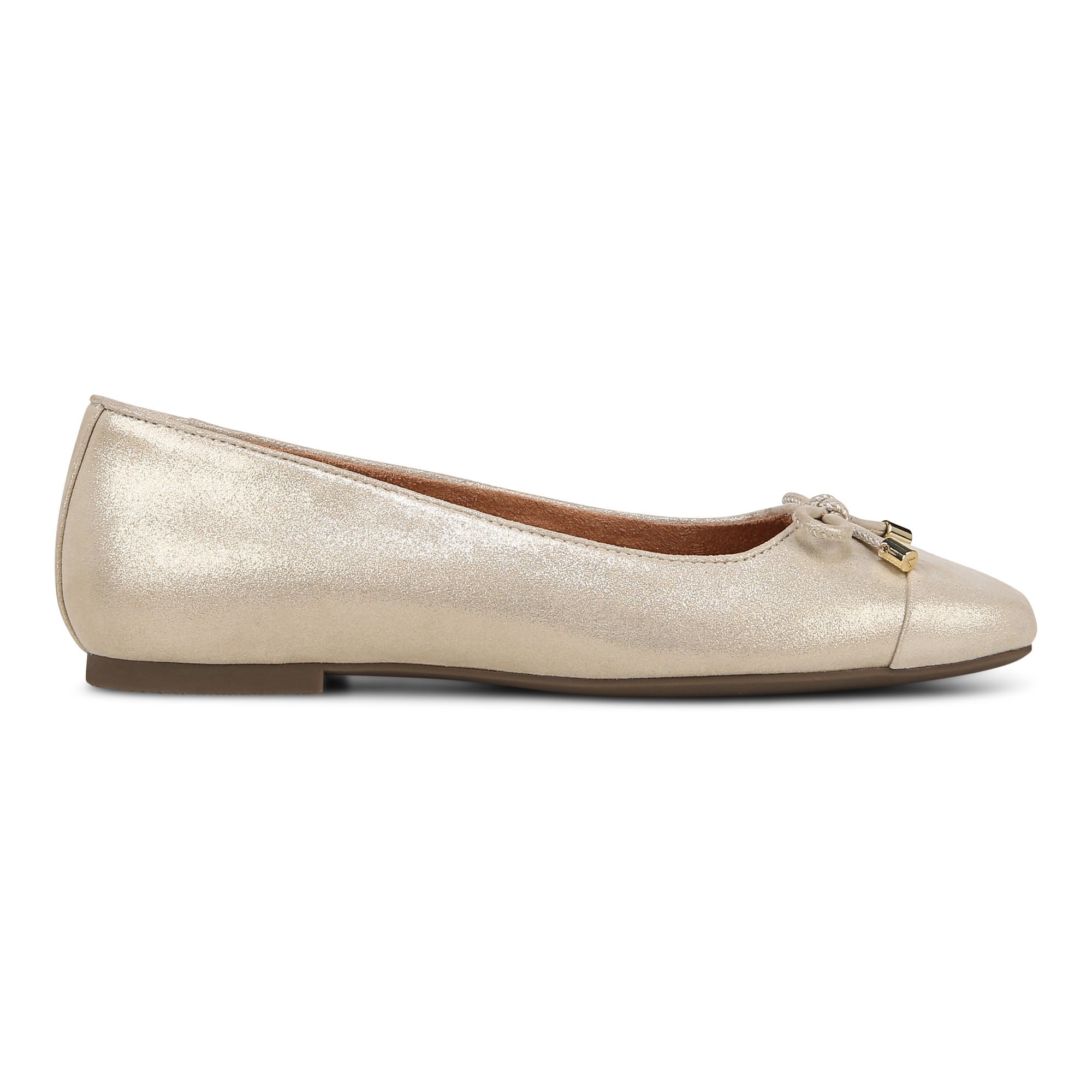 Vionic Klara Women's Ballet Comfort Flat - Gold - Right side