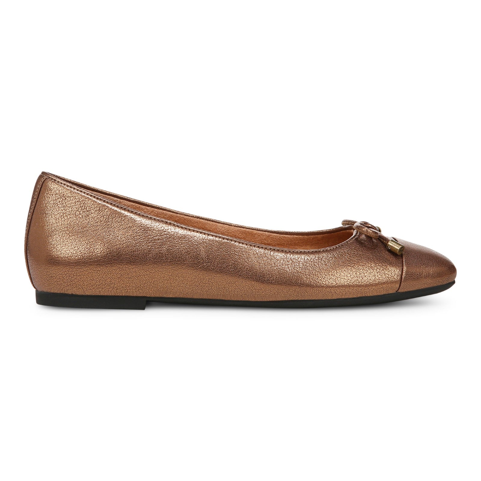 Vionic Klara Women's Ballet Comfort Flat - Bronze - Right side