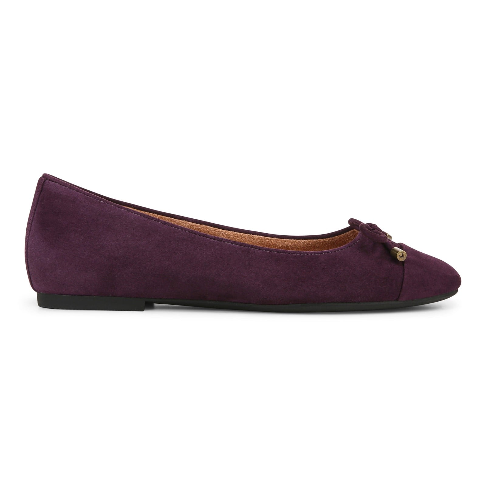Vionic Klara Women's Ballet Comfort Flat - Winter Plum - Right side