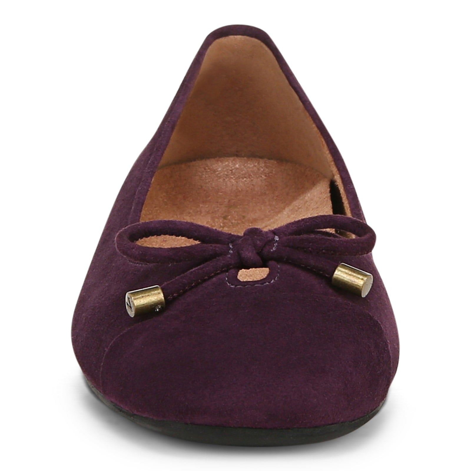 Vionic Klara Women's Ballet Comfort Flat - Winter Plum - Front