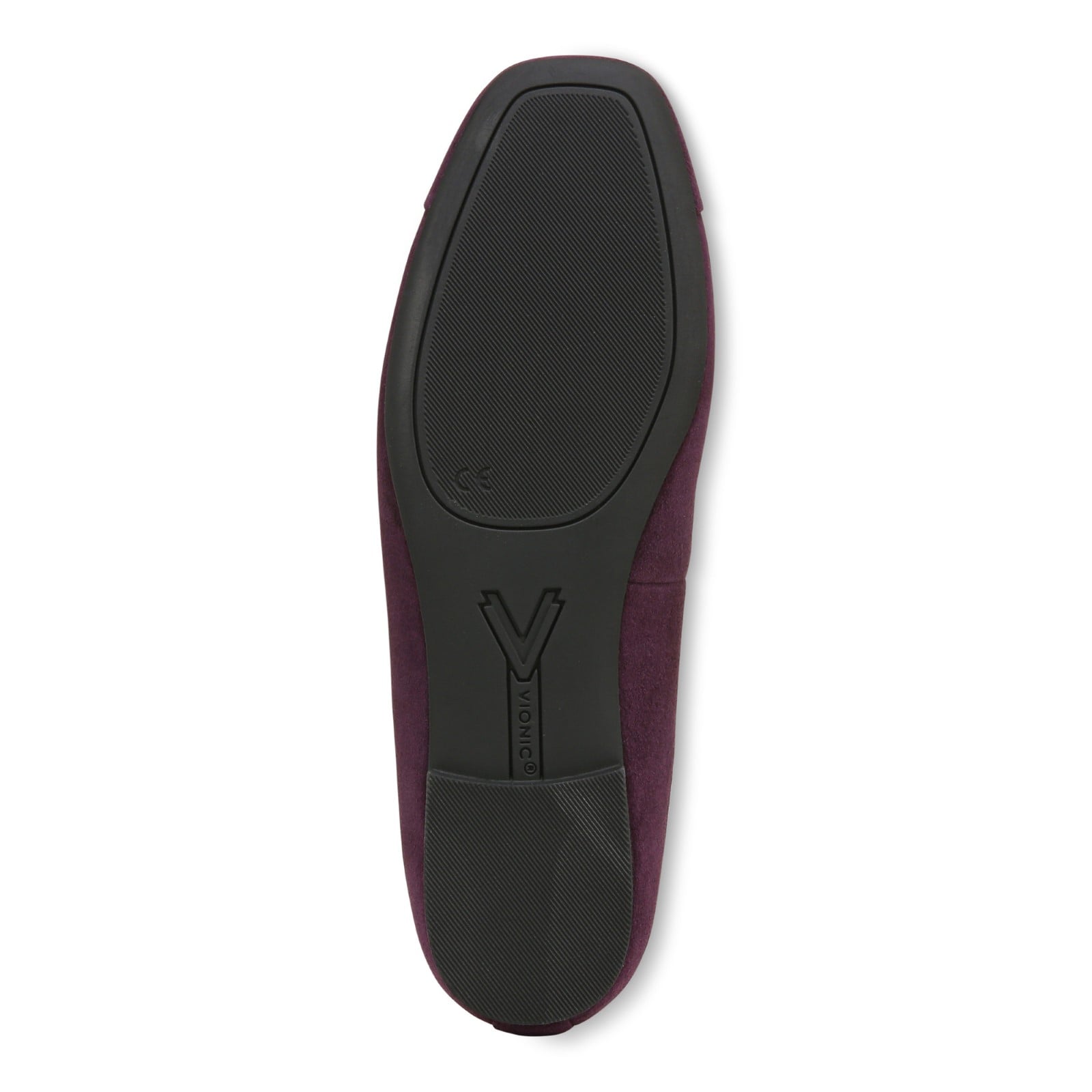 Vionic Klara Women's Ballet Comfort Flat - Winter Plum - Bottom