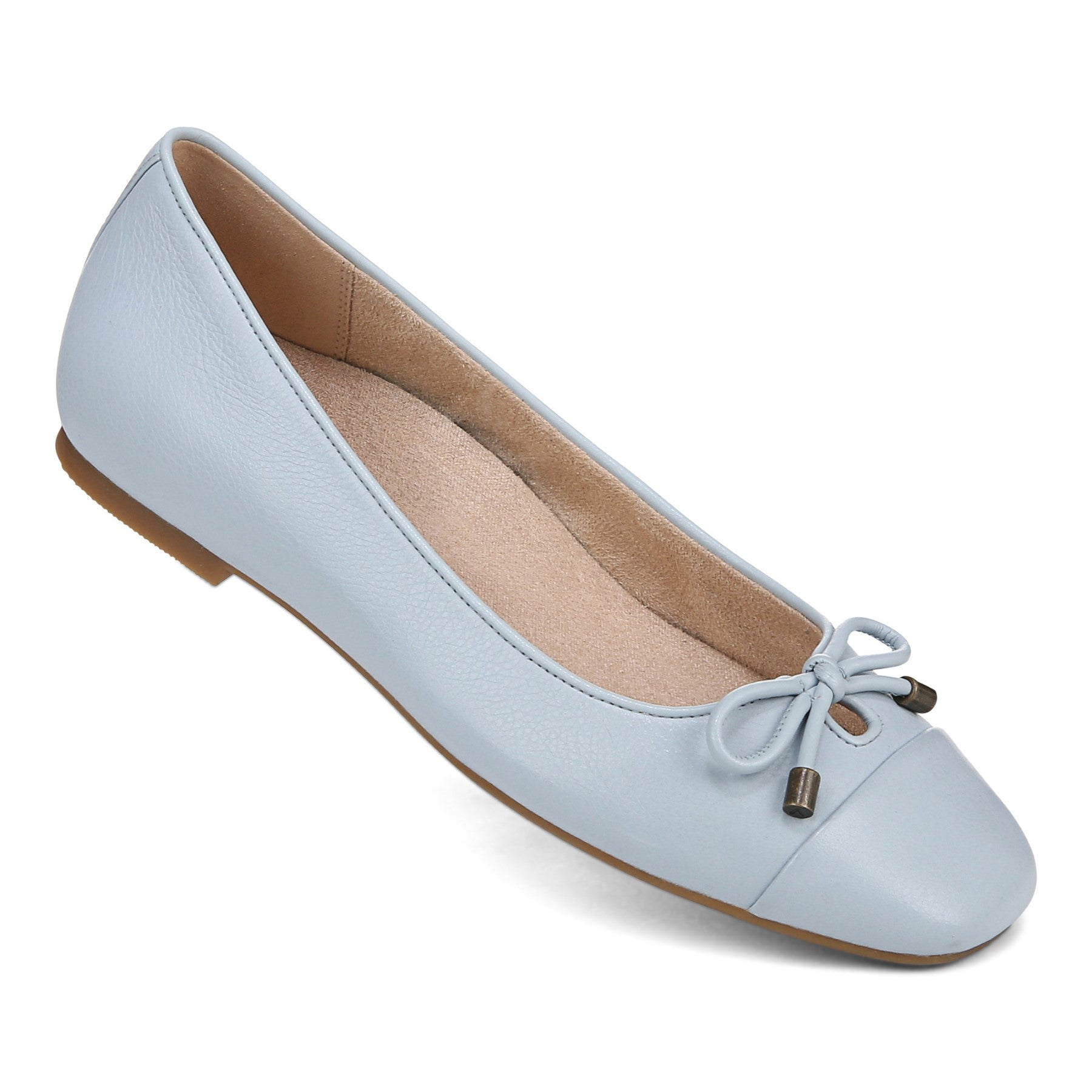 Vionic Klara Women's Ballet Comfort Flat - Blue Mist - KLARA-I8667LB407-BLUE MIST-13fl-med