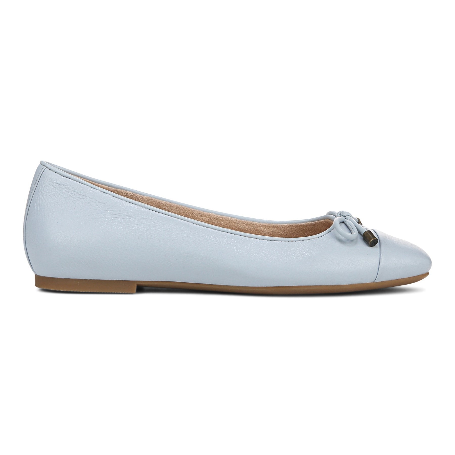 Vionic Klara Women's Ballet Comfort Flat - Blue Mist - Right side