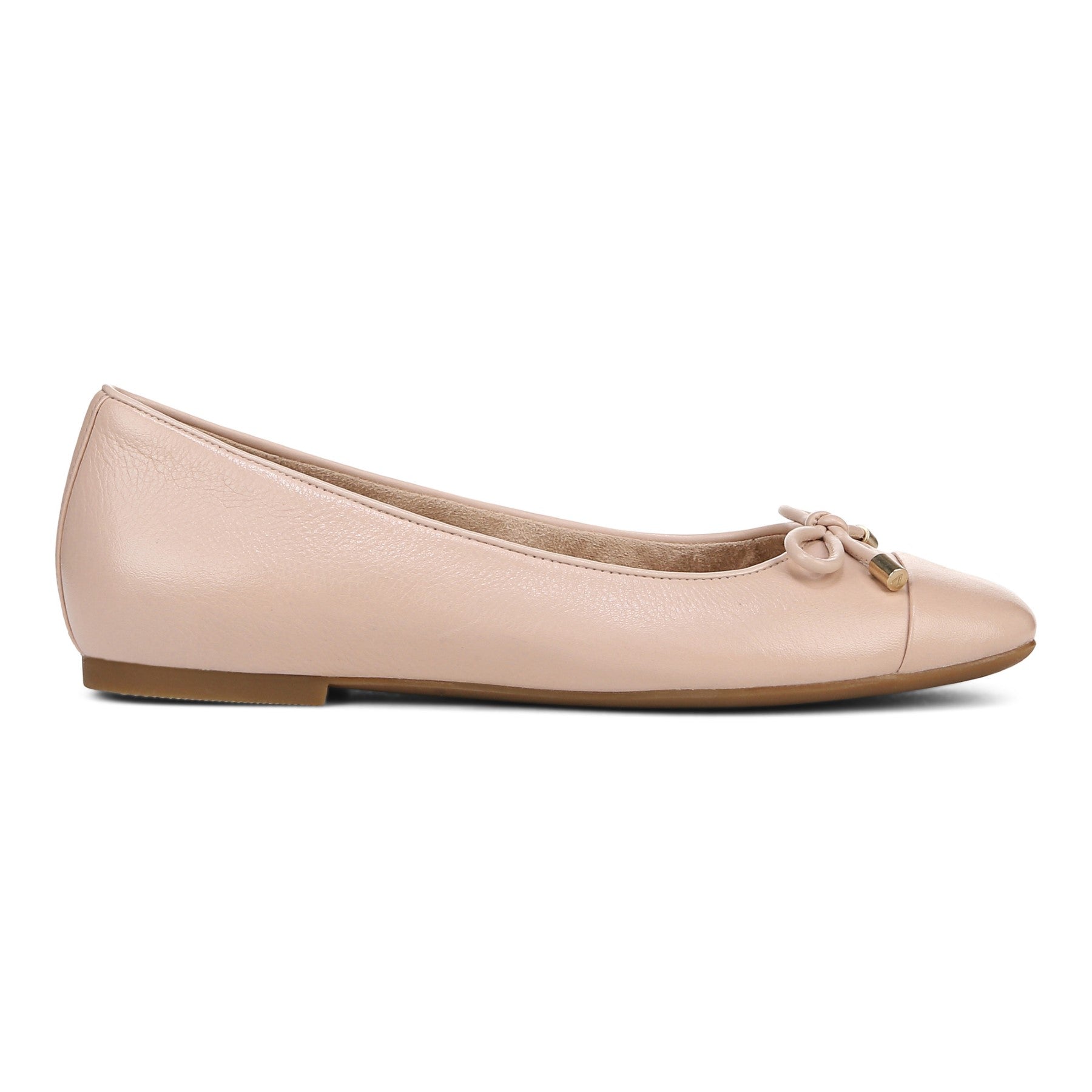 Vionic Klara Women's Ballet Comfort Flat - Cameo Rose - Right side