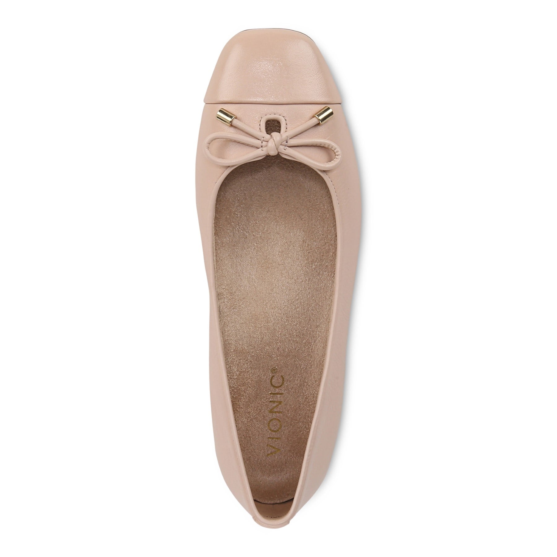 Vionic Klara Women's Ballet Comfort Flat - Cameo Rose - Top