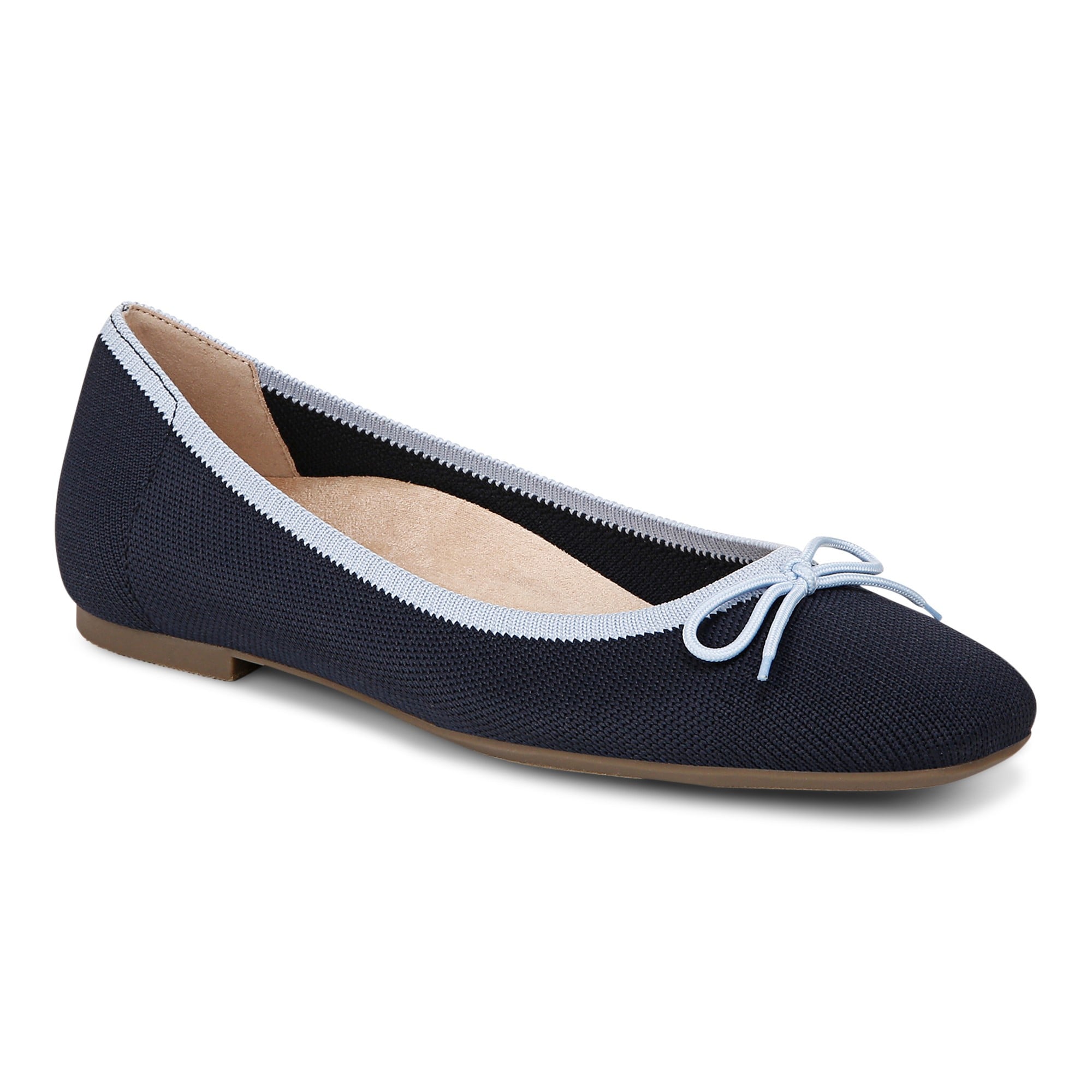Vionic Klara Knit Women's Ballerina Comfort Skimmer in Navy