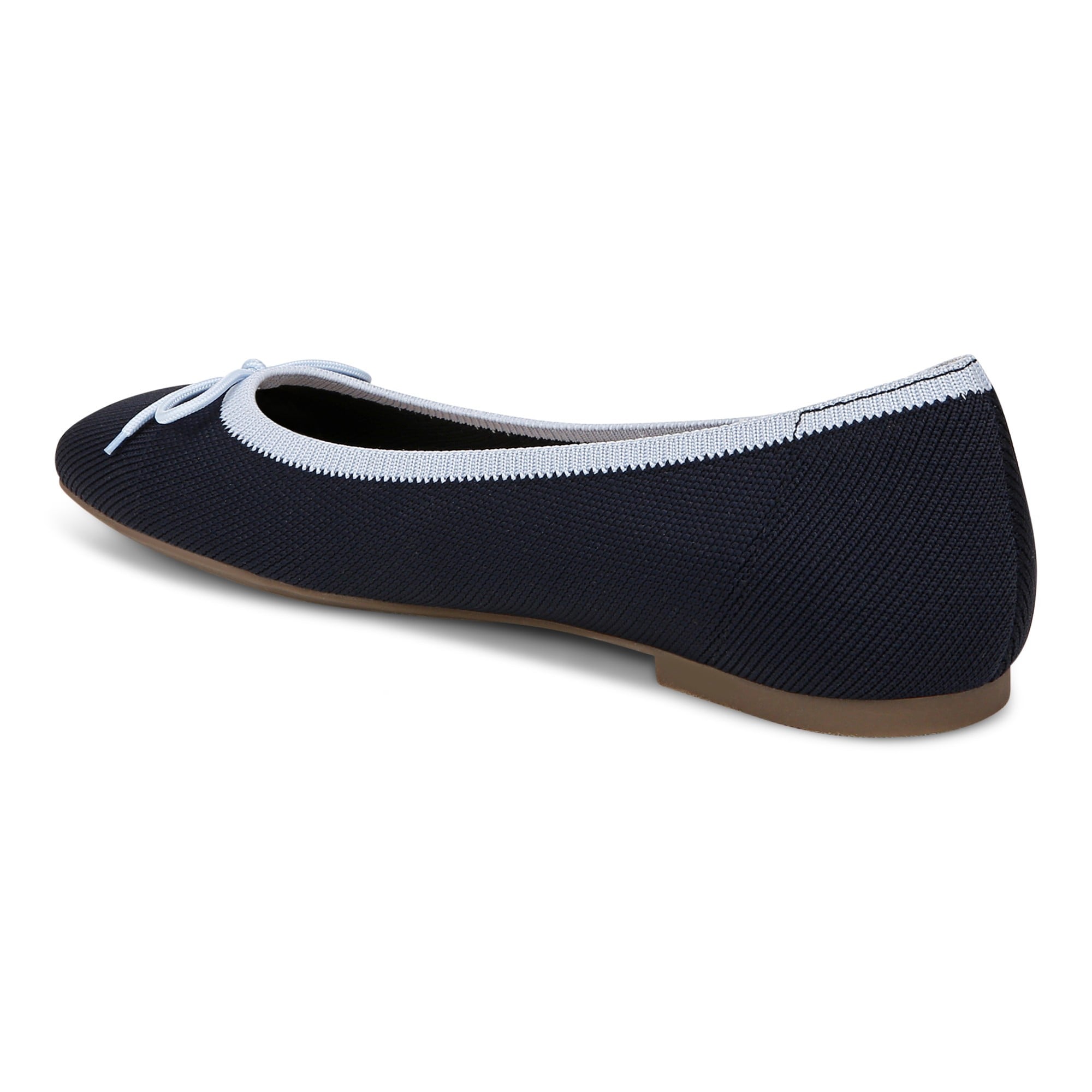 Vionic Klara Knit Women's Ballerina Comfort Skimmer - Navy - Back angle
