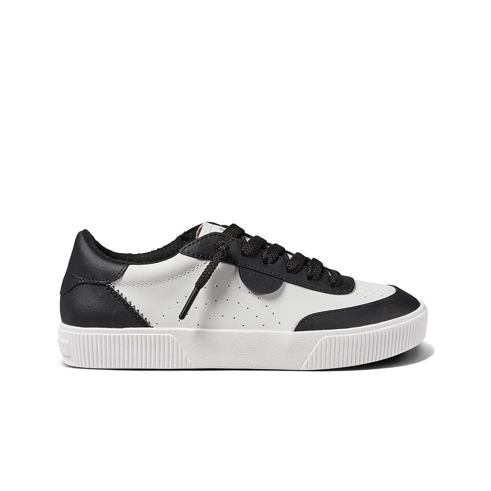 Reef Lay Day Seas Women's Casual Shoes - Black/white Leather