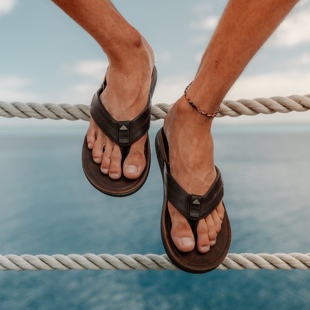 Reef Leather Offshore view 2 - Dark Brown