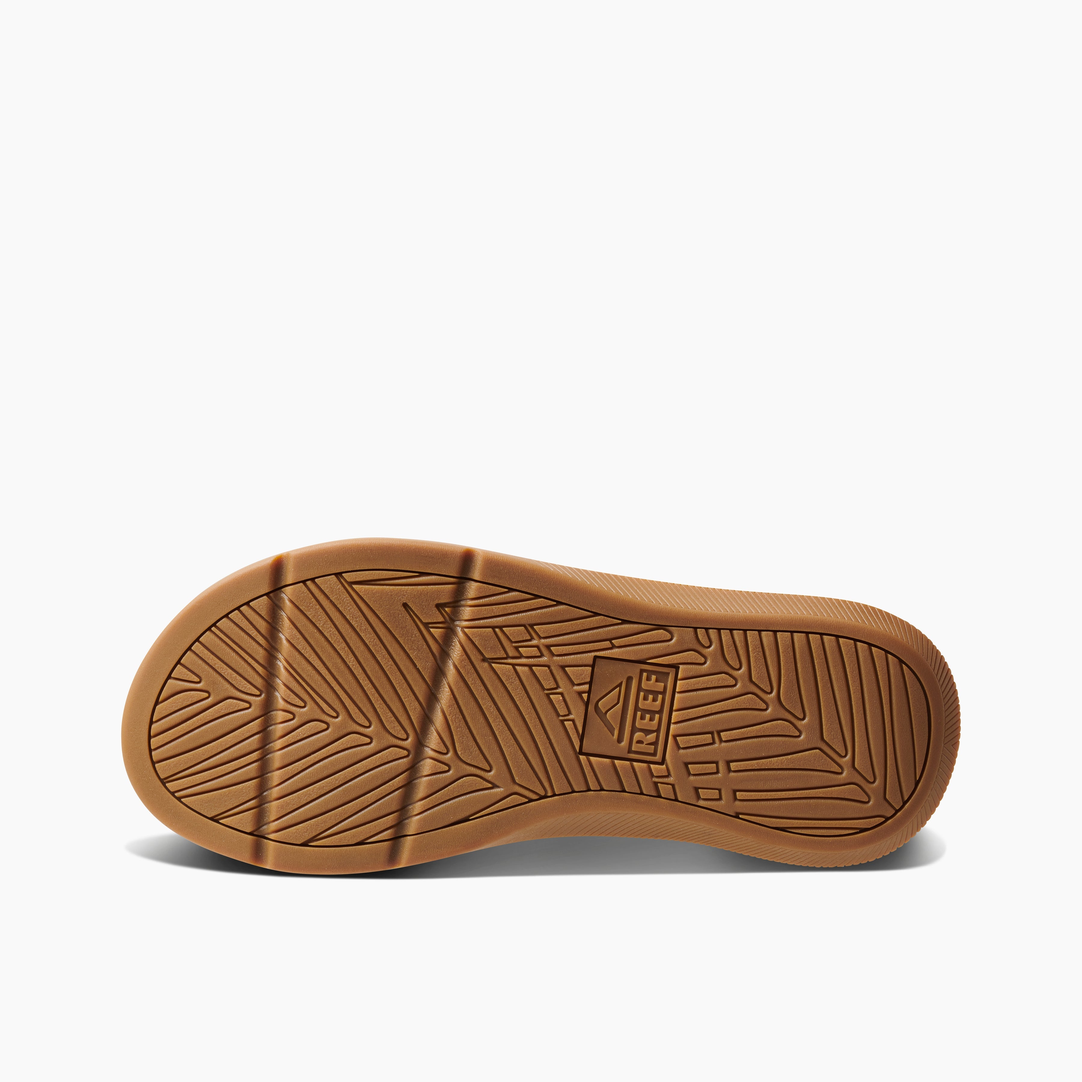 Reef Leather Santa Ana Men\'s Sandals - Brown - Sole