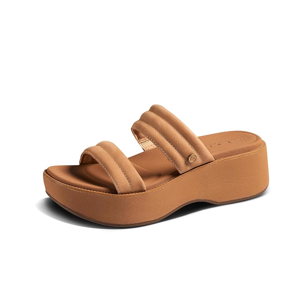 Reef Lofty Lux Hi Women's Platform Sandals in Natural