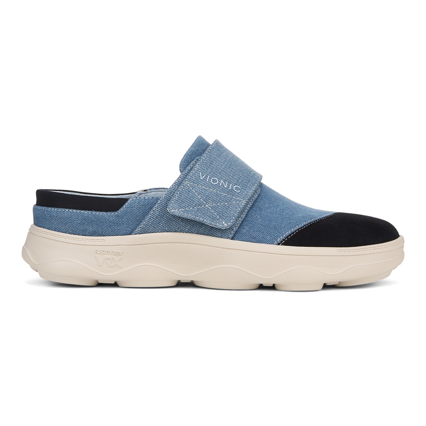Vionic Lotus Rx womens Slip On/Loafer/Moc Shoe - Medium Denim - Right side