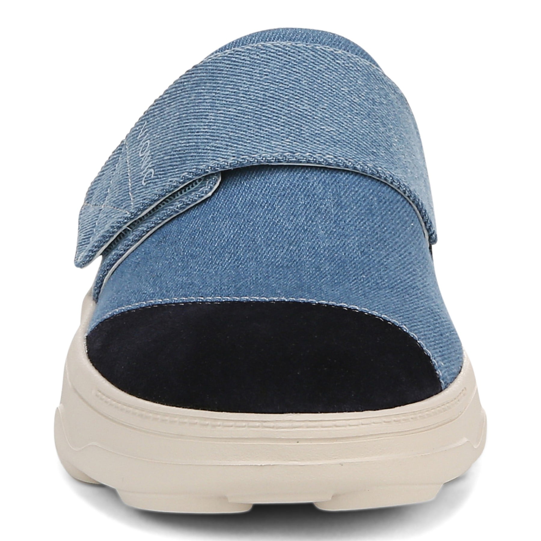 Vionic Lotus Rx womens Slip On/Loafer/Moc Shoe - Medium Denim - Front