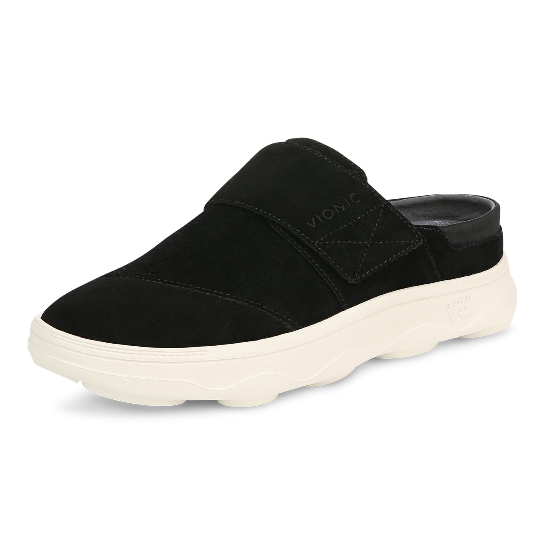 Vionic Lotus Rx womens Slip On/Loafer/Moc Shoe - Black - Left angle