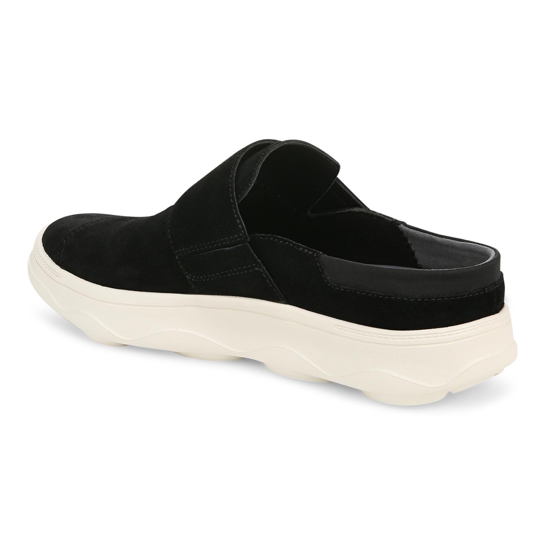 Vionic Lotus Rx womens Slip On/Loafer/Moc Shoe - Black - Back angle