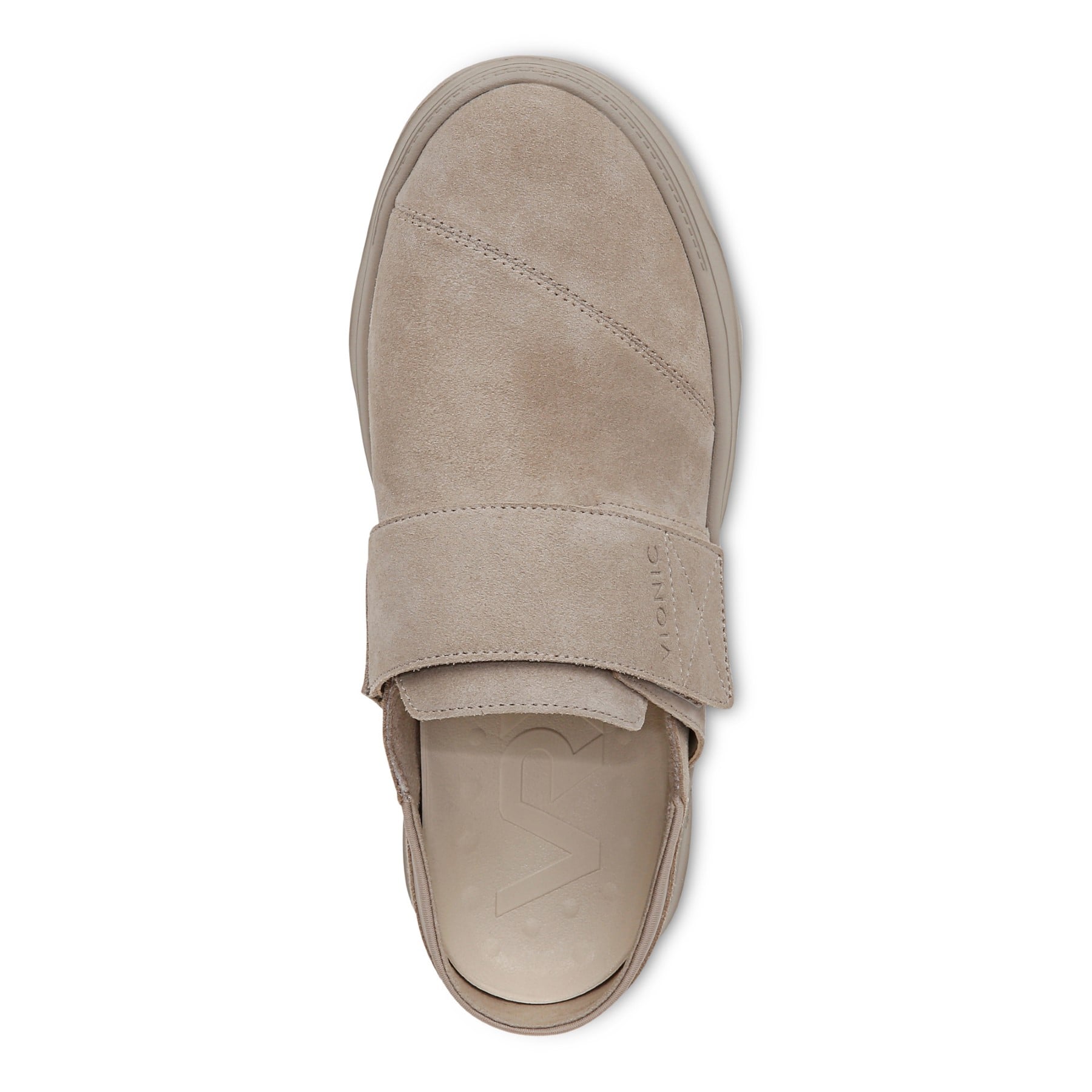 Vionic Lotus Rx womens Slip On/Loafer/Moc Shoe - Cobblestone - Top