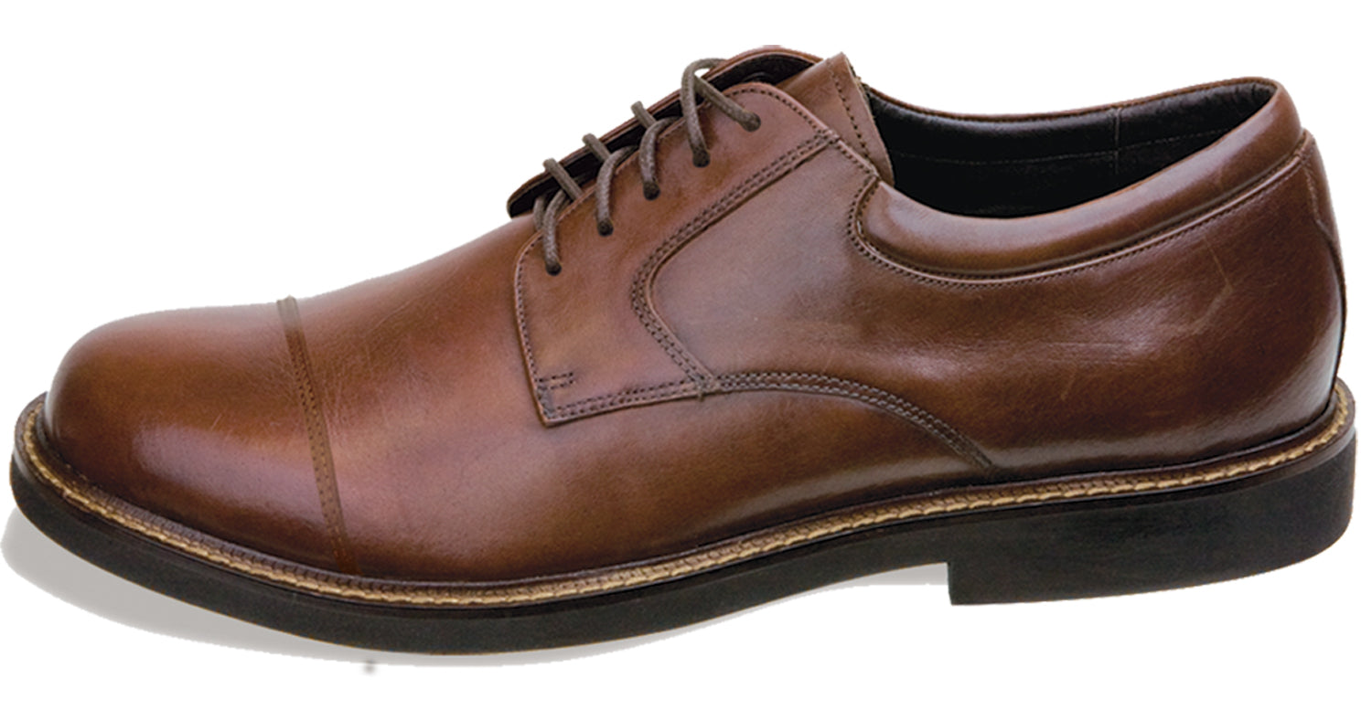 Apex Lexington Men's Cap Toe Oxford in Brown