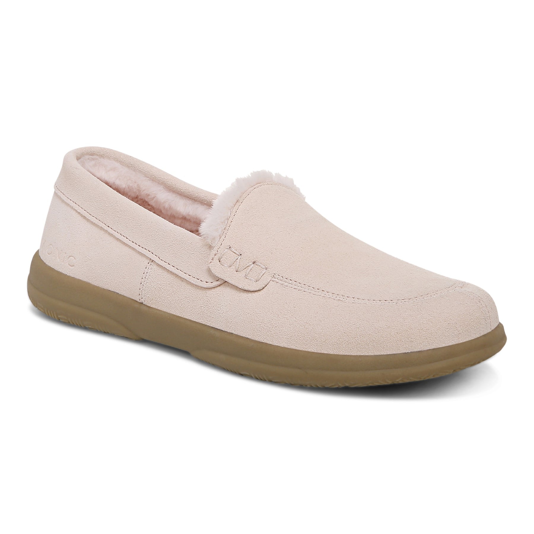 Vionic Lynez Women's Supportive Slipper - Cloud Pink Sde - Angle main