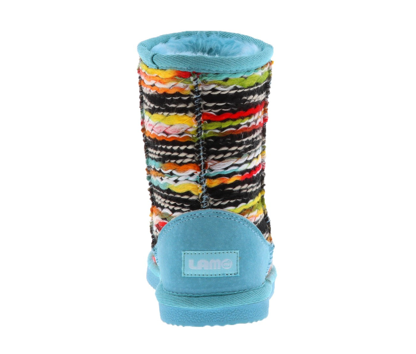Lamo Juarez Kids' Boots CK1450 - Turquoise - Back View
